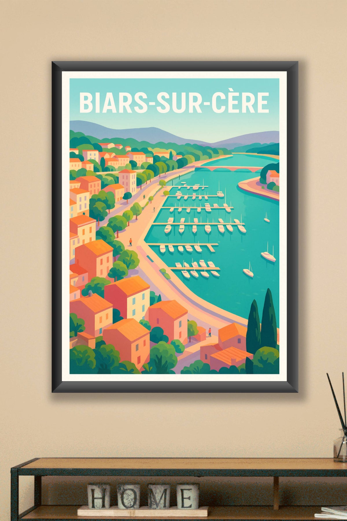 Affiche de Biars-sur-Cère - Charme et sérénité au bord de l'eau
