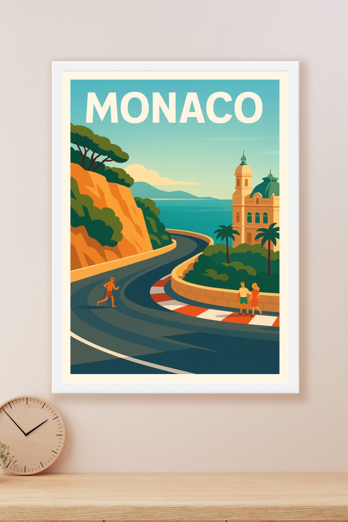 Affiche de Monaco - Élégance et virages légendaires