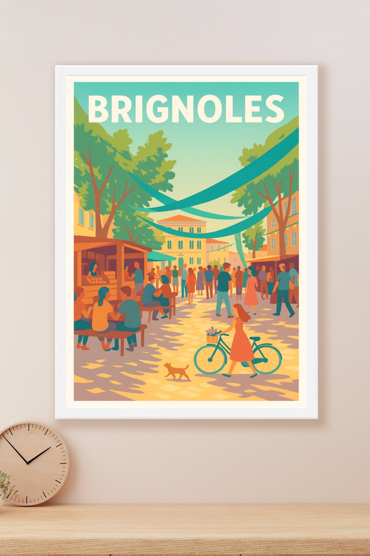 Affiche de Brignoles - Charme provençal et ambiance de marché