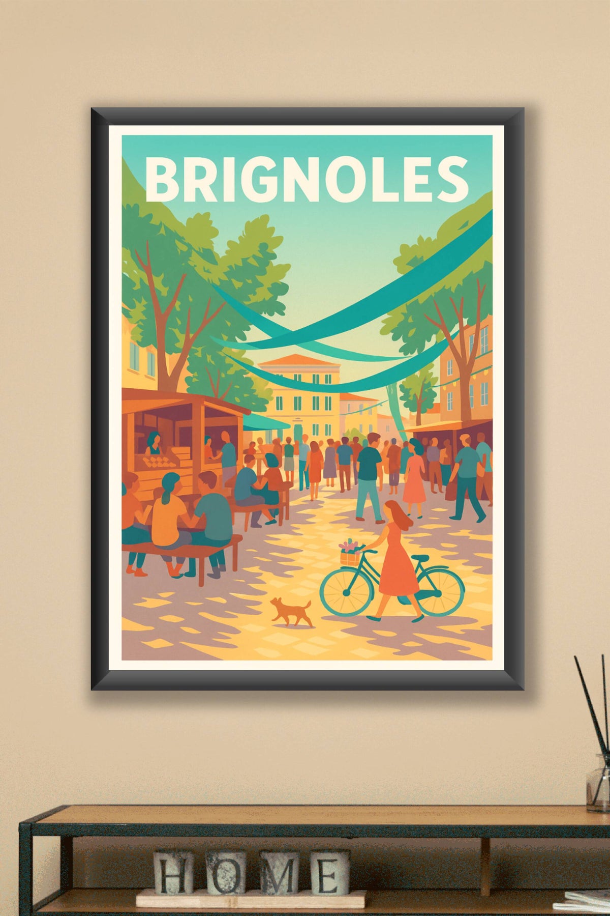 Affiche de Brignoles - Charme provençal et ambiance de marché