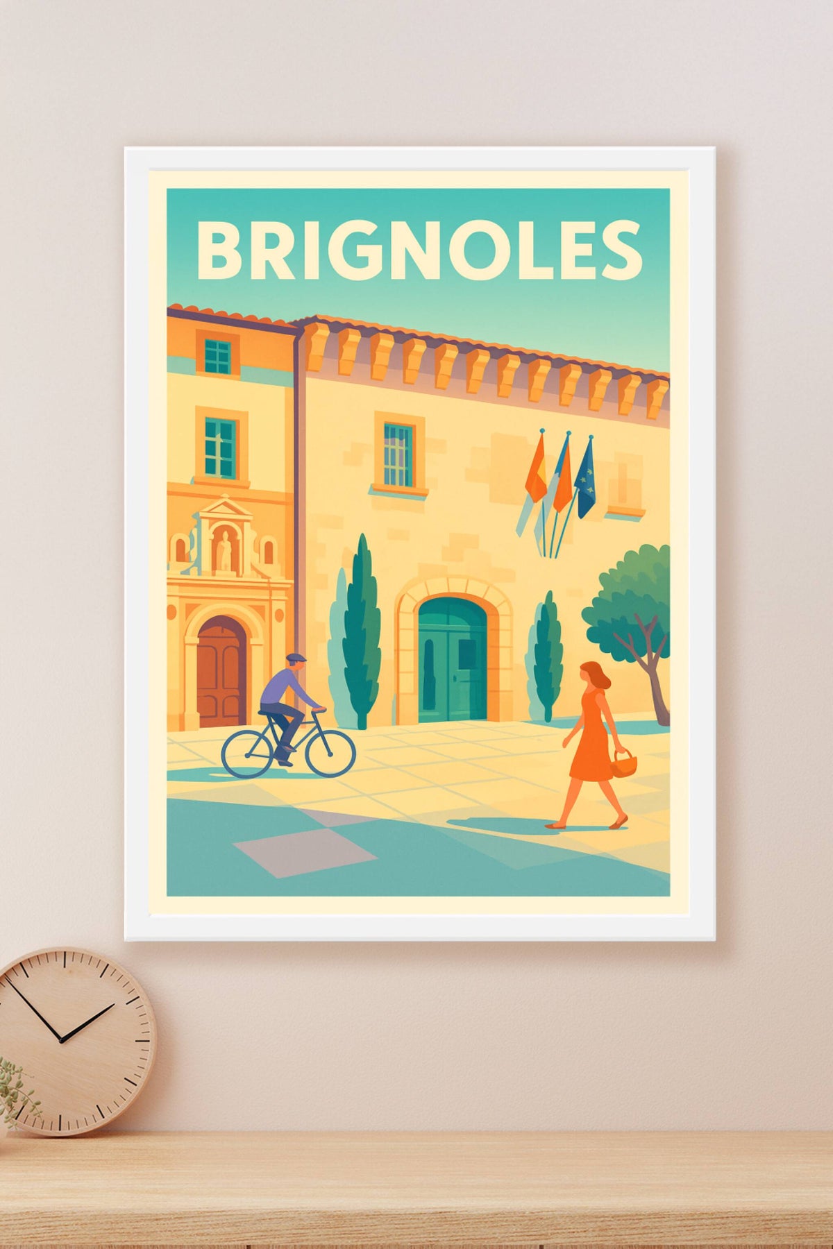 Affiche de Brignoles - Charme Provençal en Lumière Douce