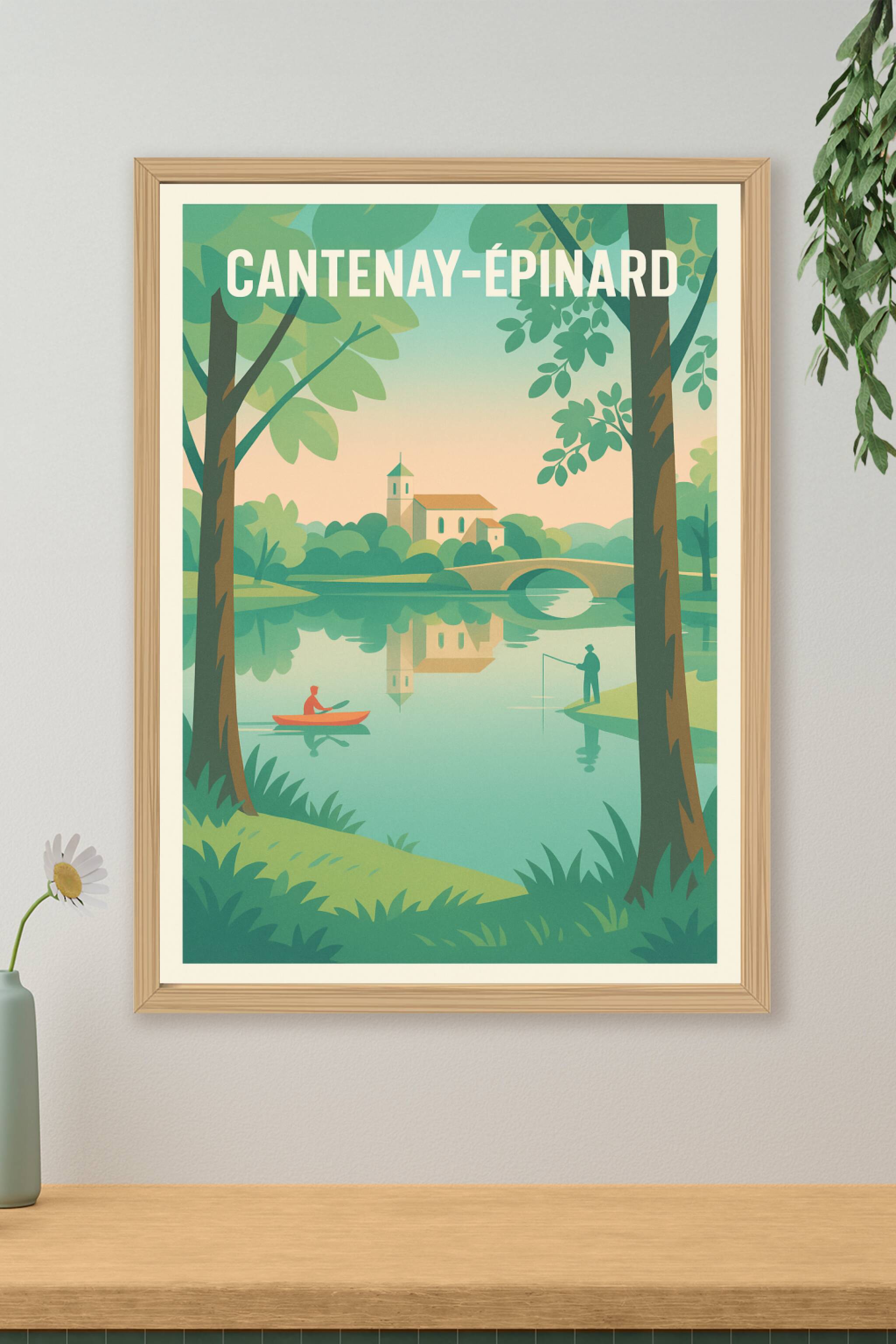Affiche de Cantenay-Épinard - Tranquillité au fil de l'eau