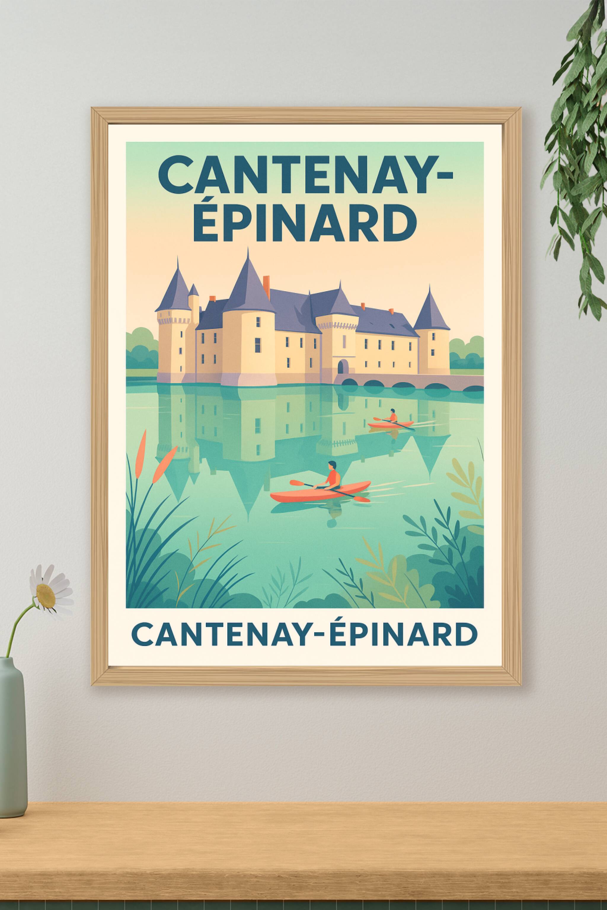 Affiche de Cantenay-Épinard - Charme paisible au fil de l'eau