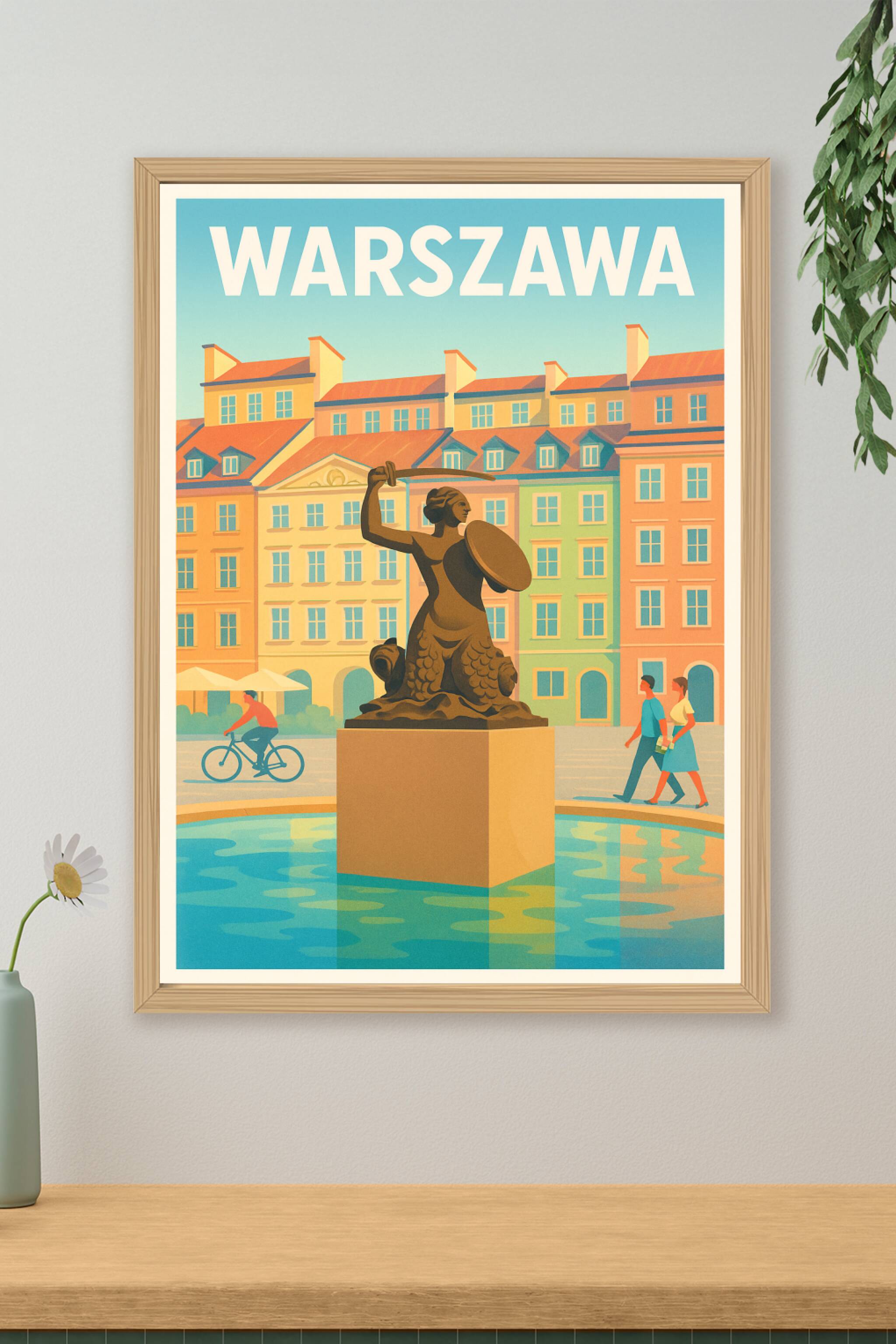 Affiche de Varsovie - L'élégance historique au cœur de la vieille ville