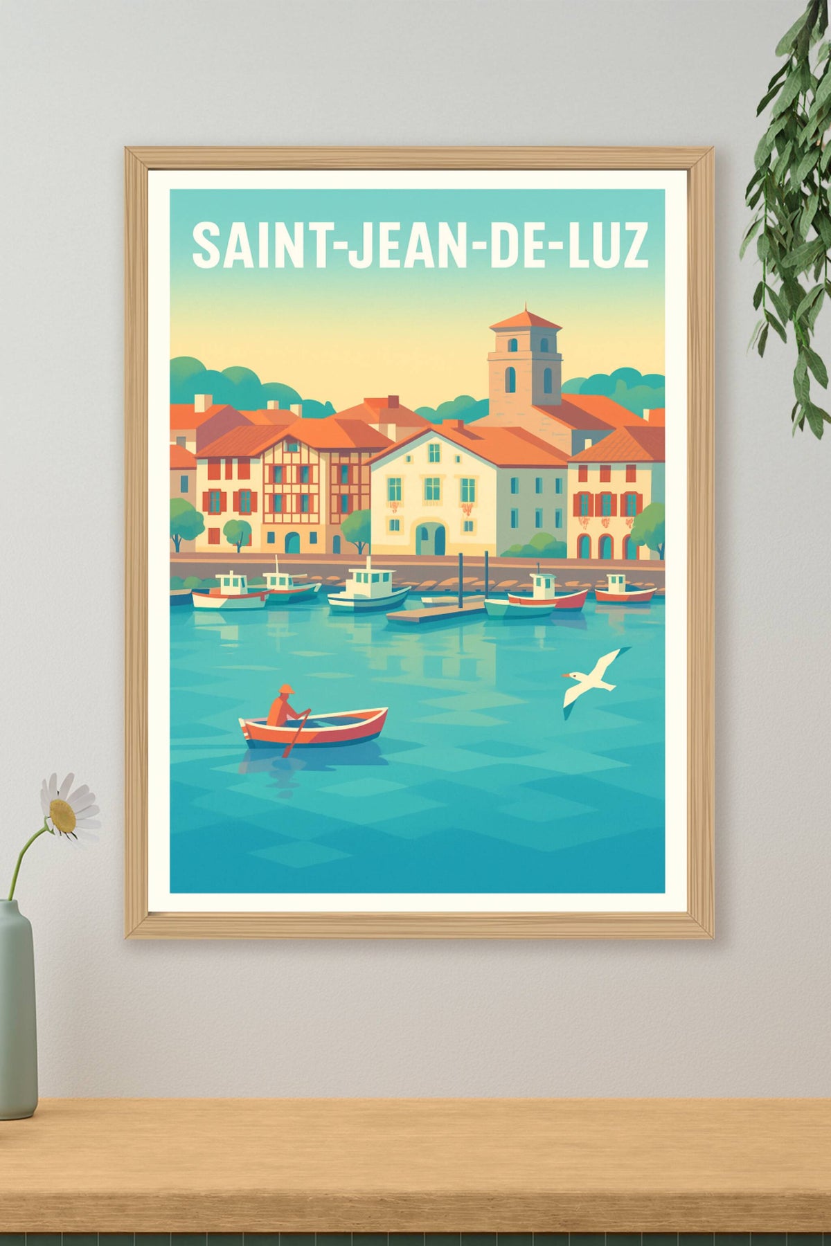 Affiche de Saint-Jean-de-Luz - Charme et sérénité du Pays basque