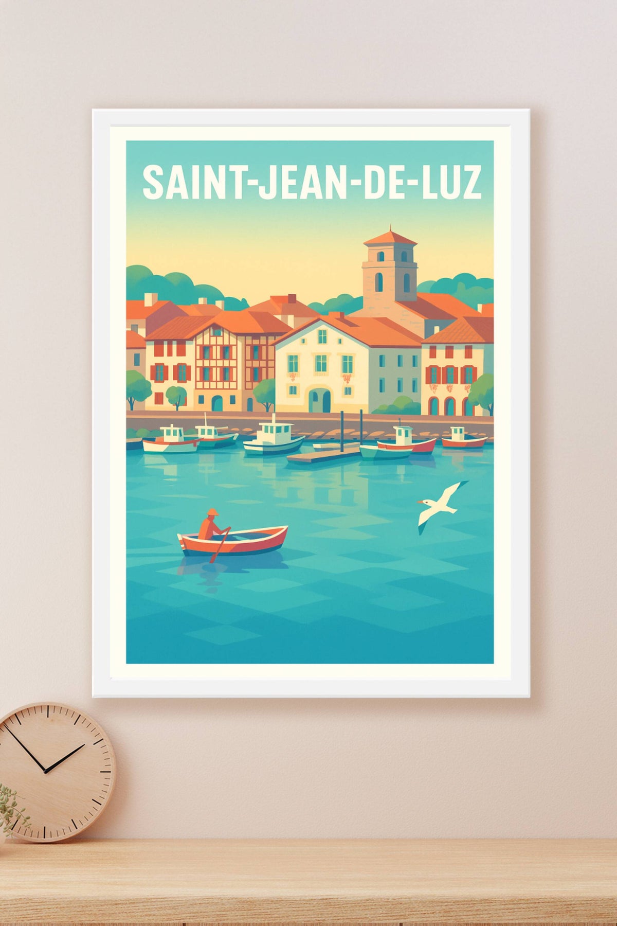 Affiche de Saint-Jean-de-Luz - Charme et sérénité du Pays basque