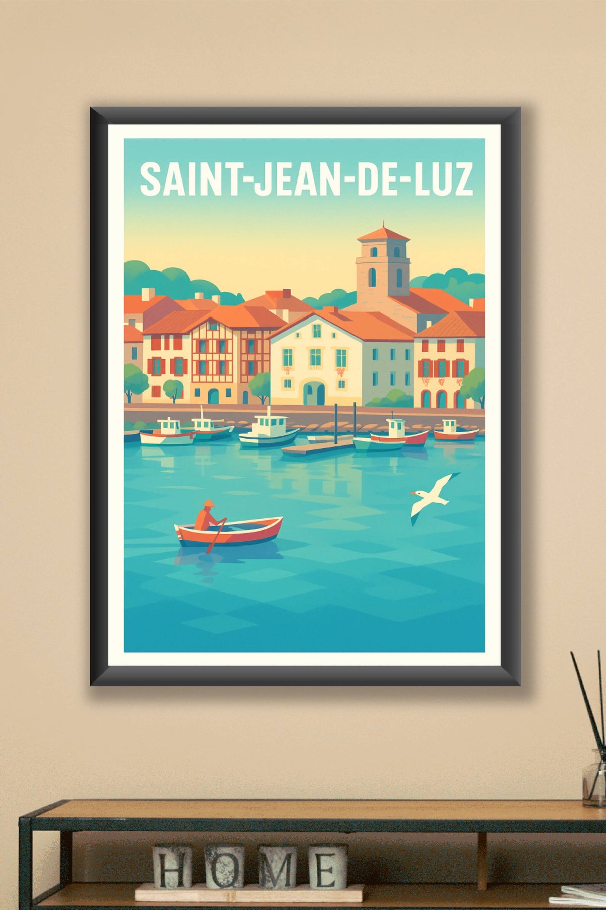 Affiche de Saint-Jean-de-Luz - Charme et sérénité du Pays basque