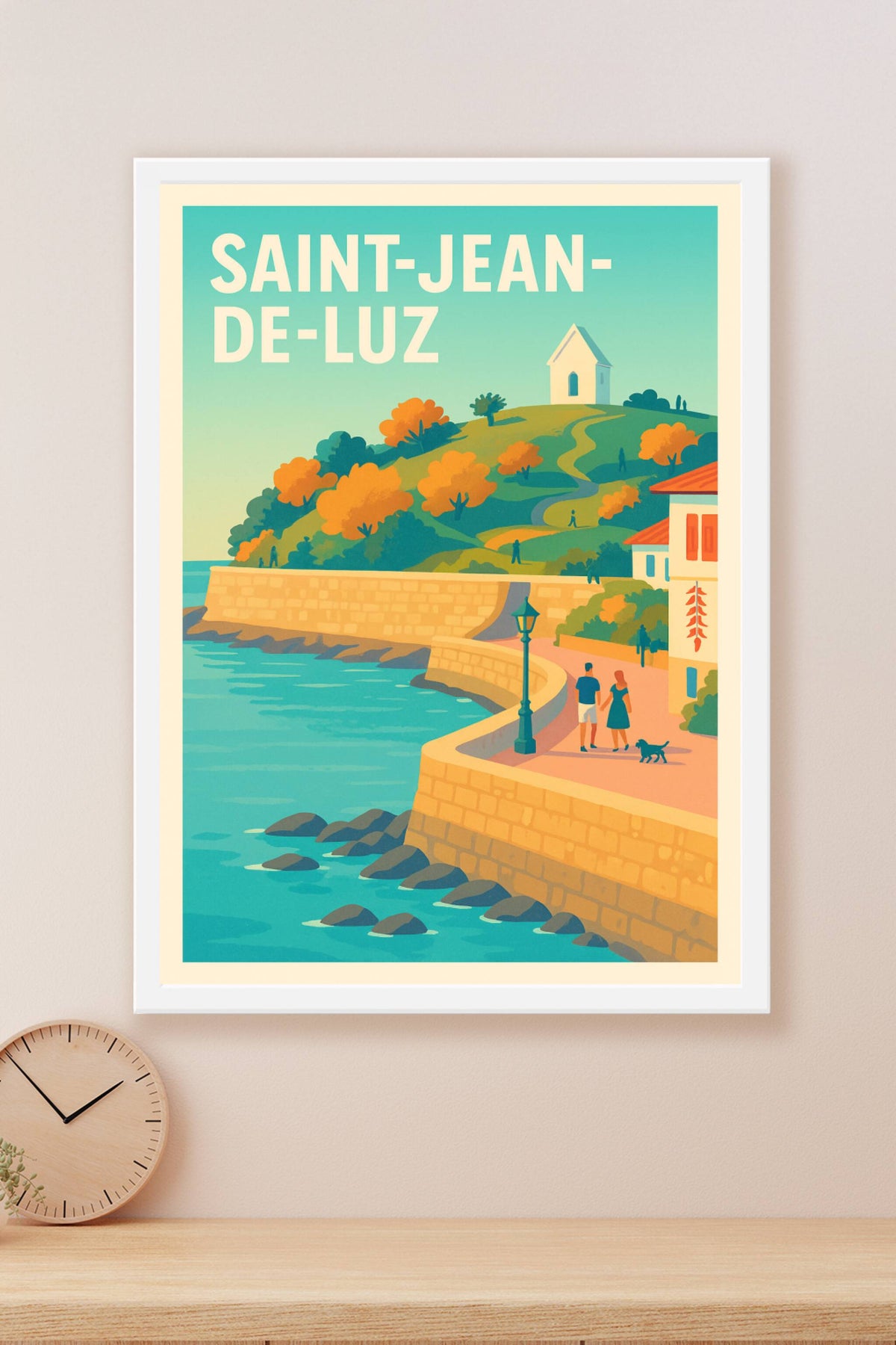 Affiche de Saint-Jean-de-Luz - Escapade côtière au Pays Basque