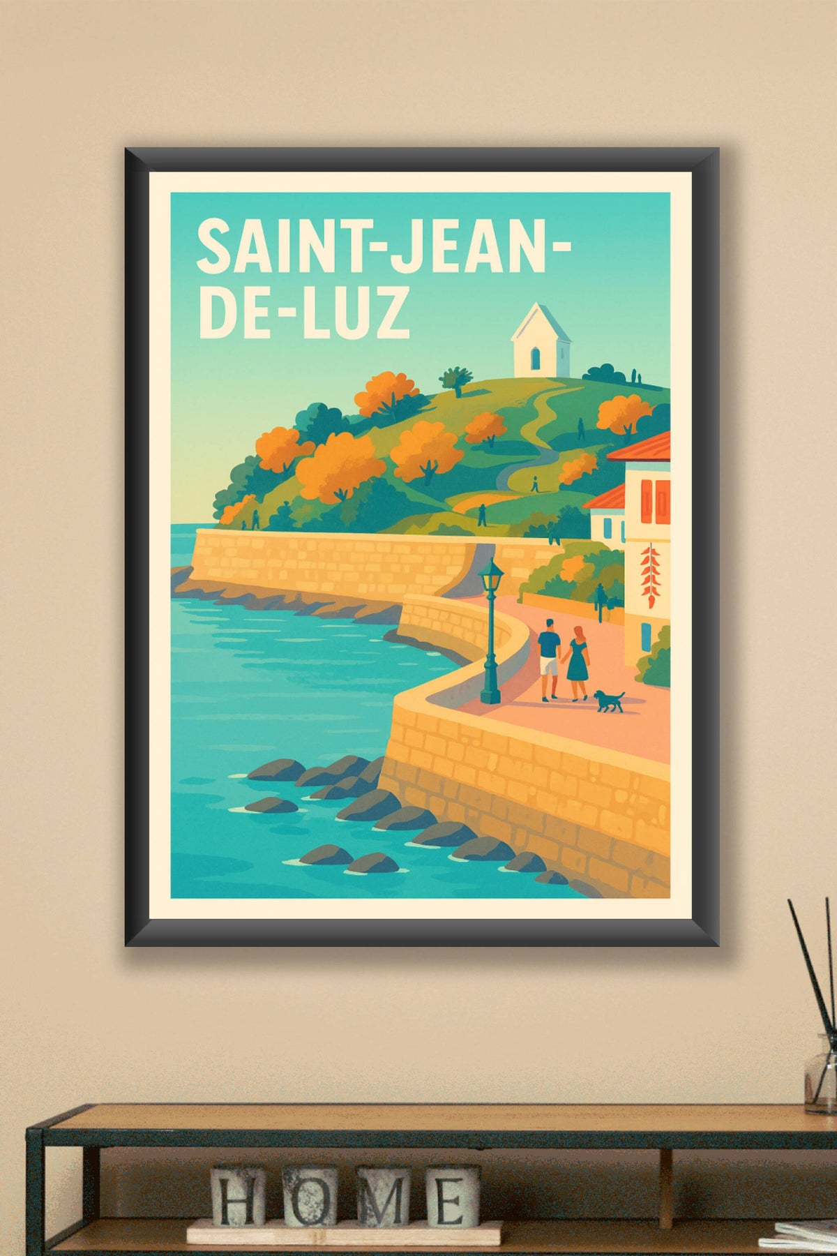 Affiche de Saint-Jean-de-Luz - Escapade côtière au Pays Basque