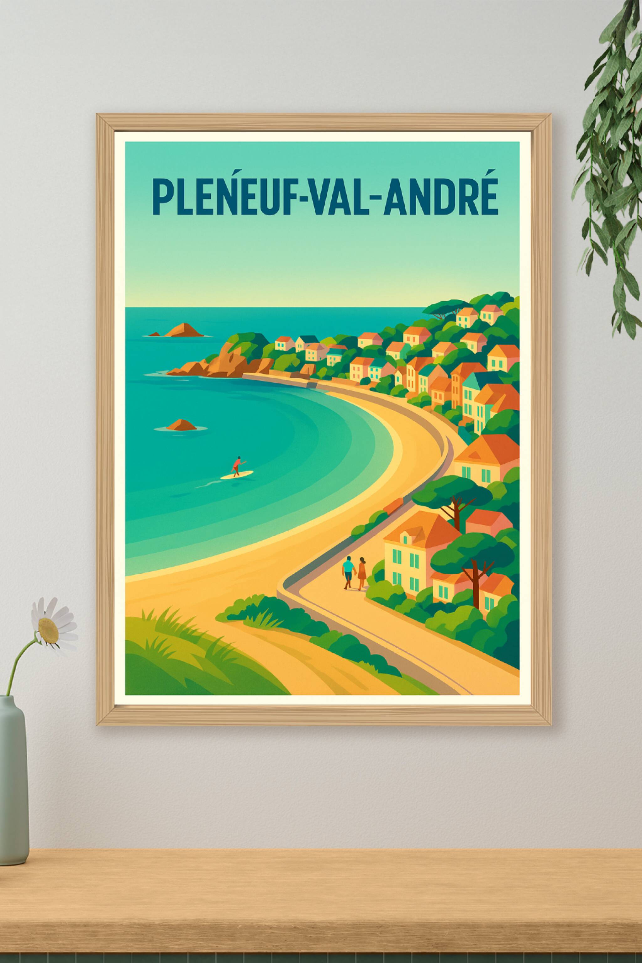 Affiche de Pléneuf-Val-André - Coeur Balnéaire et Sérénité Côtière
