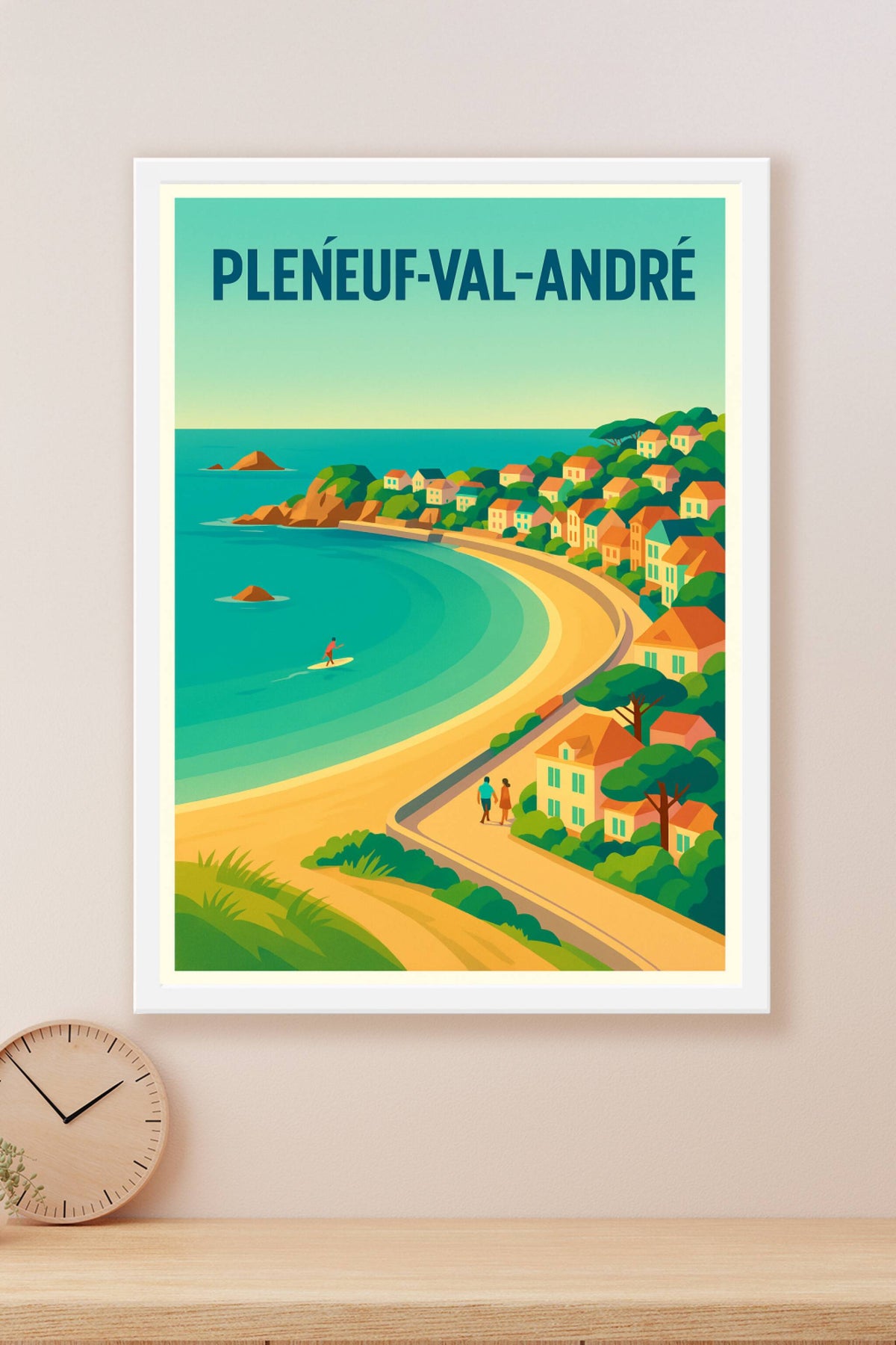 Affiche de Pléneuf-Val-André - Coeur Balnéaire et Sérénité Côtière