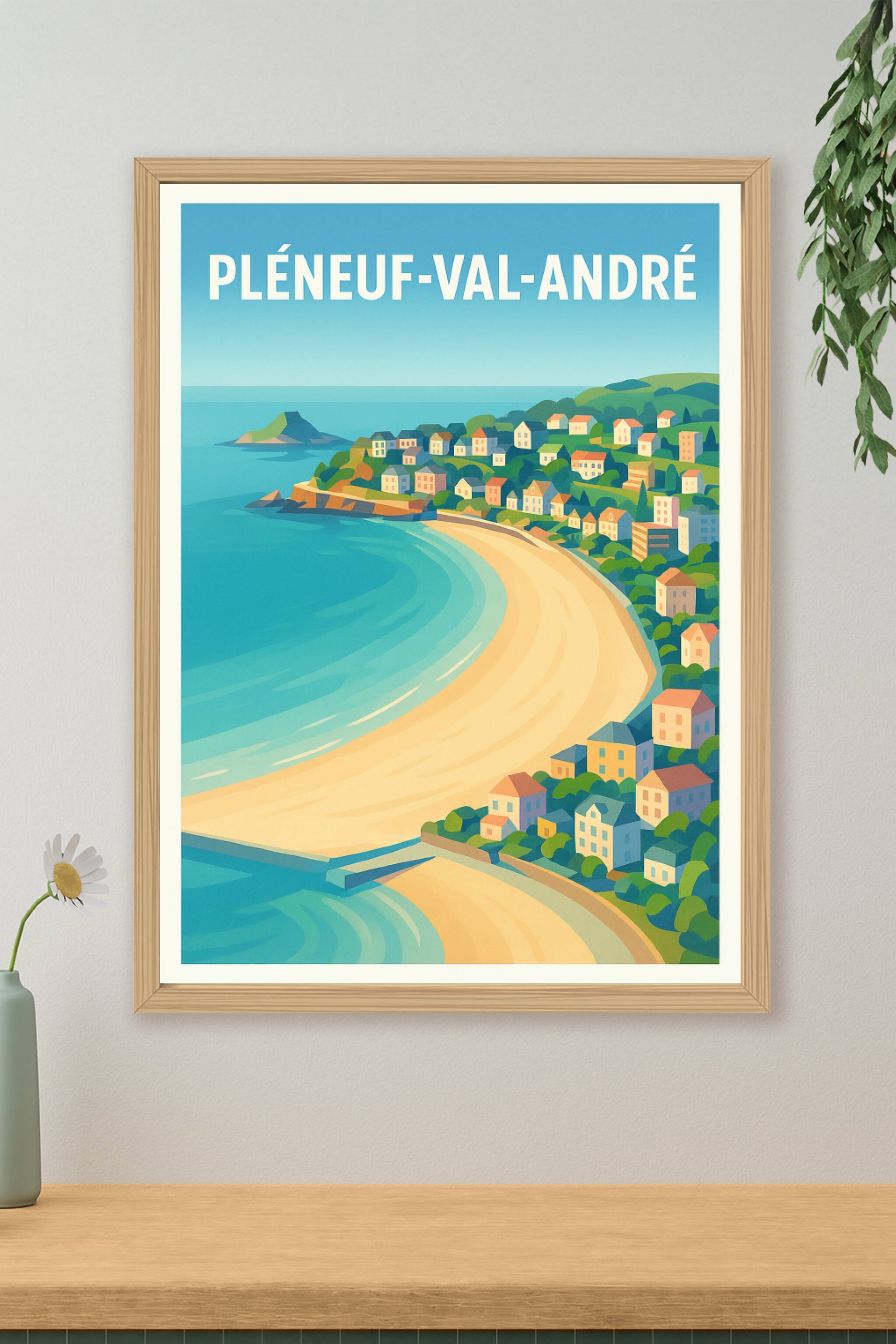 Affiche de Pléneuf-Val-André - Escapade Balnéaire Authentique
