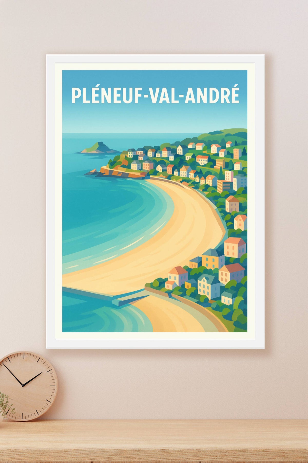 Affiche de Pléneuf-Val-André - Escapade Balnéaire Authentique
