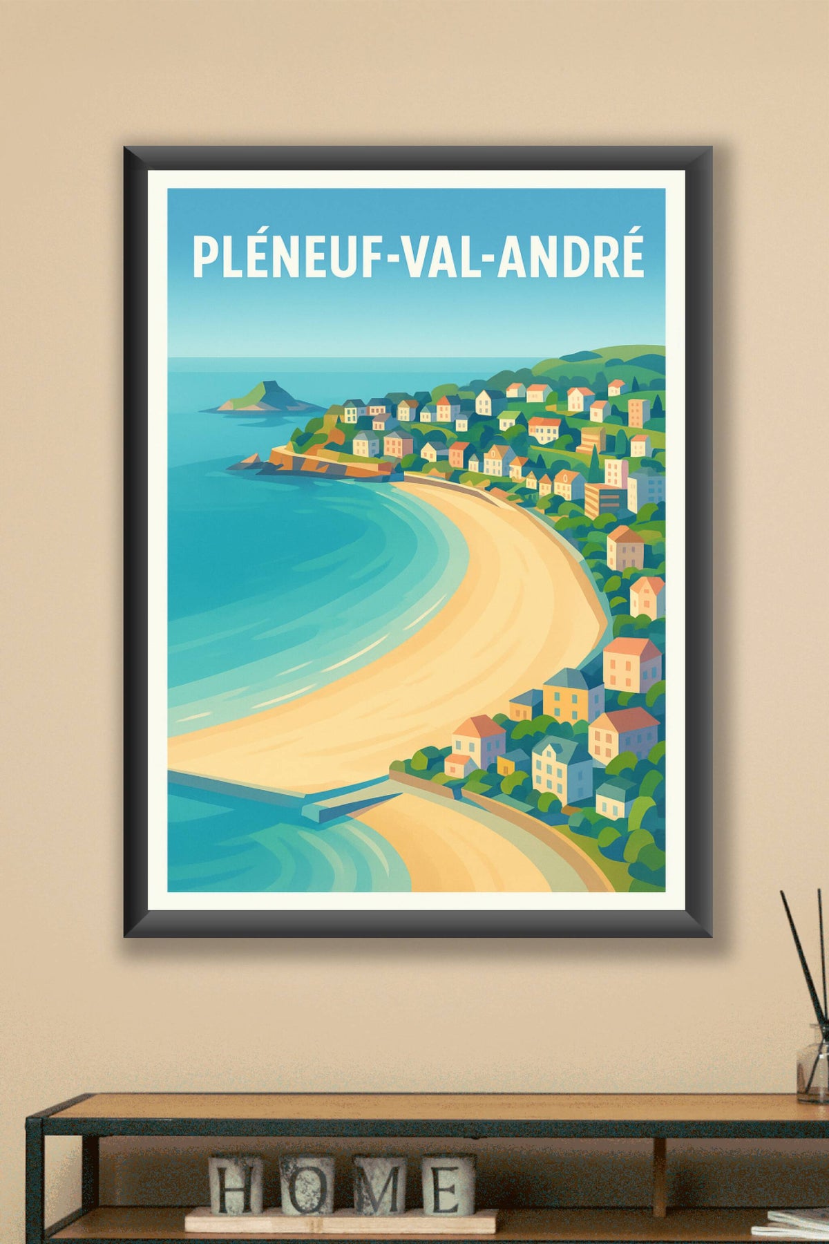 Affiche de Pléneuf-Val-André - Escapade Balnéaire Authentique