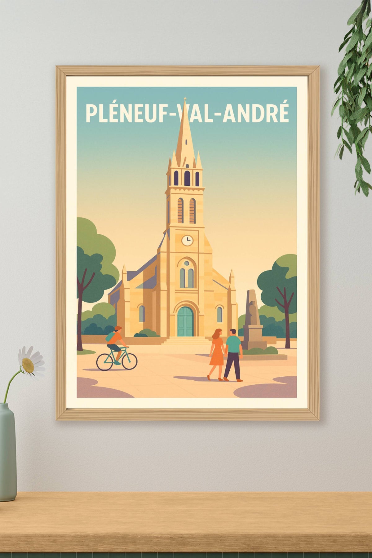 Affiche de Pléneuf-Val-André - Charme et sérénité bretonne