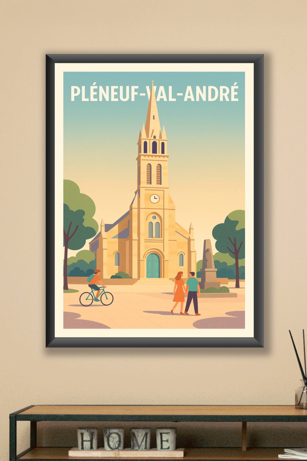 Affiche de Pléneuf-Val-André - Charme et sérénité bretonne