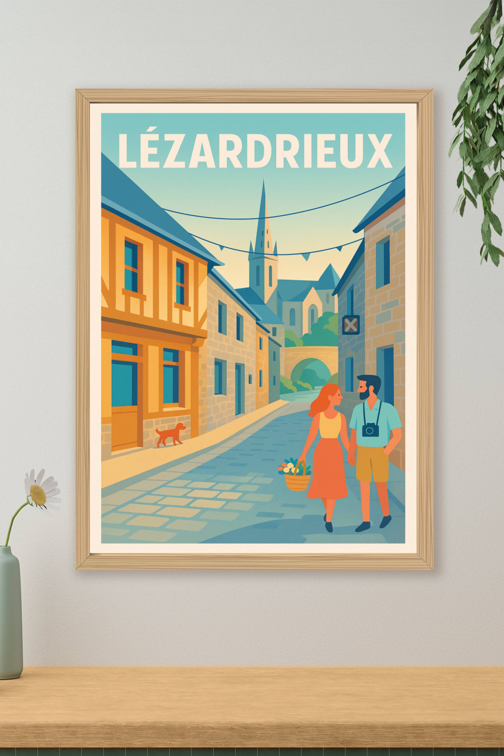 Affiche de Lézardrieux - Un charme intemporel au cœur de la Bretagne
