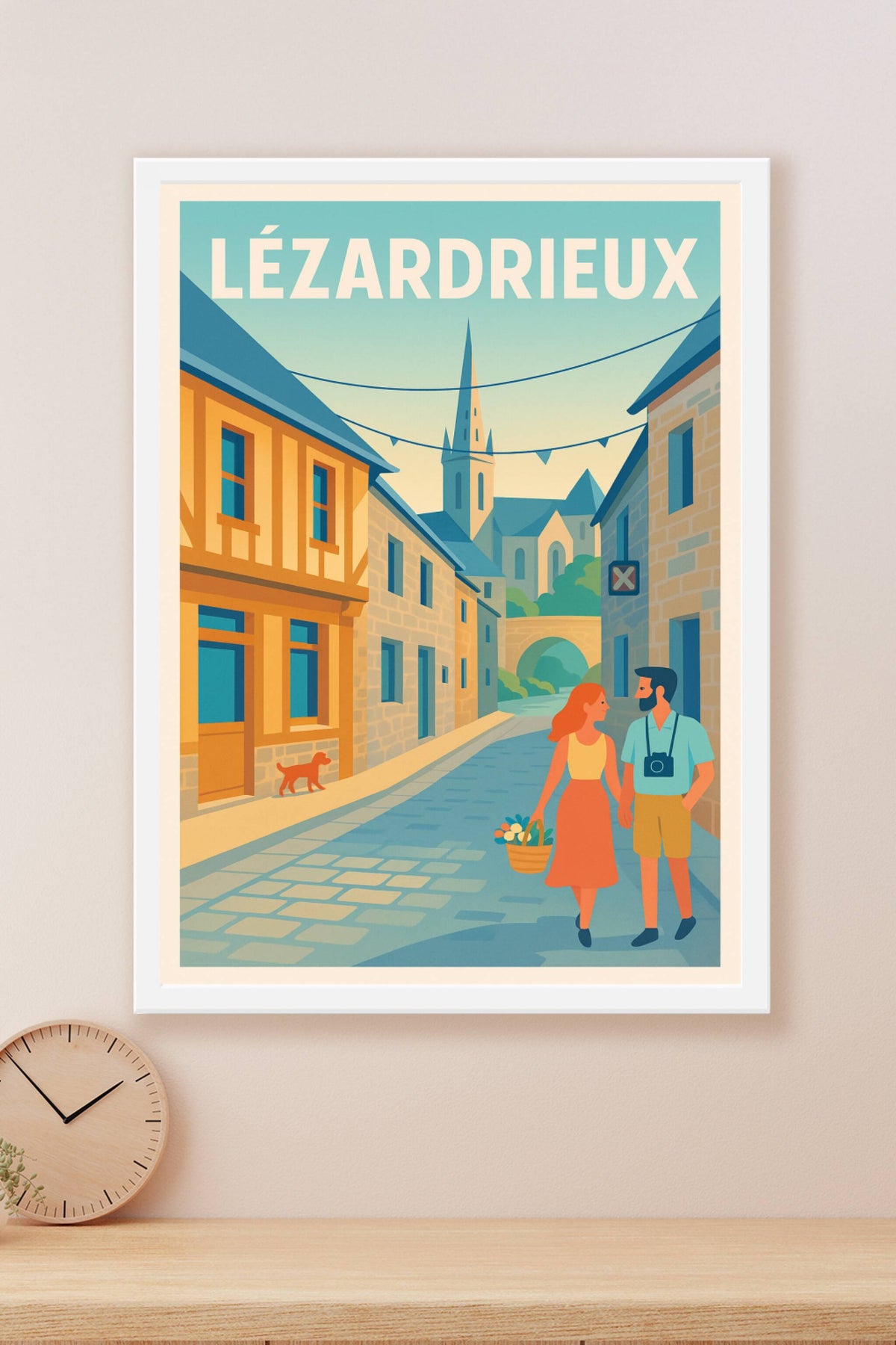 Affiche de Lézardrieux - Un charme intemporel au cœur de la Bretagne
