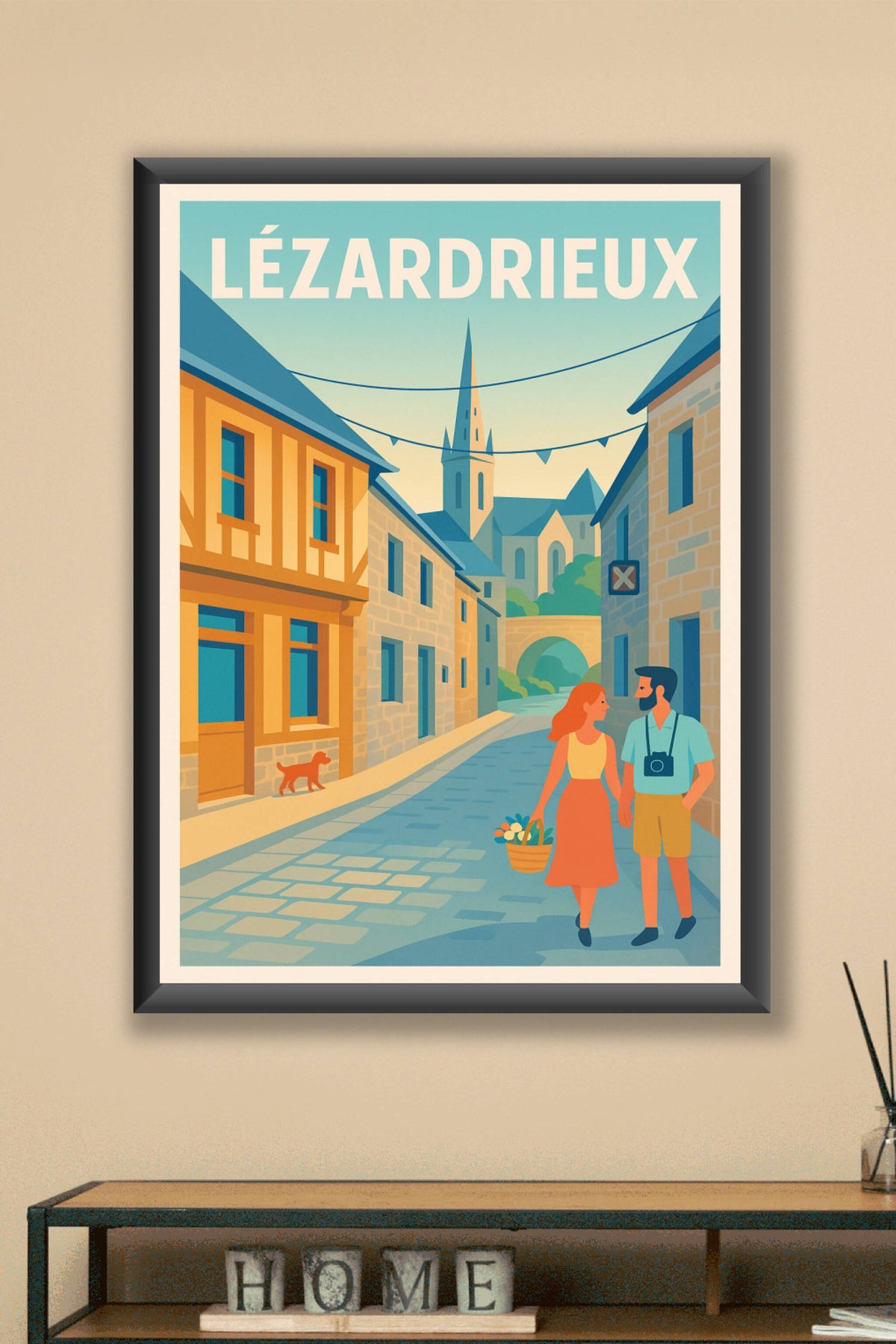 Affiche de Lézardrieux - Un charme intemporel au cœur de la Bretagne