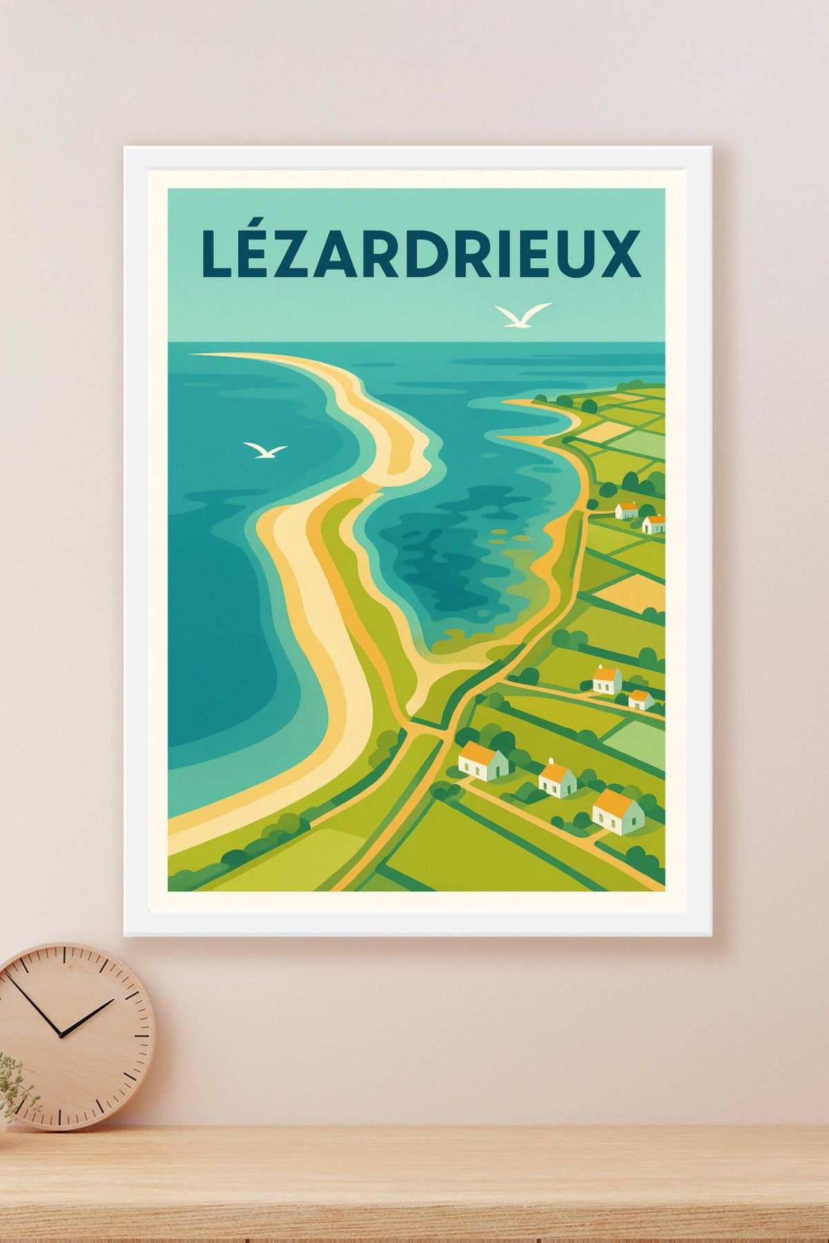 Affiche de Lézardrieux - Charme côtier et campagne bretonne