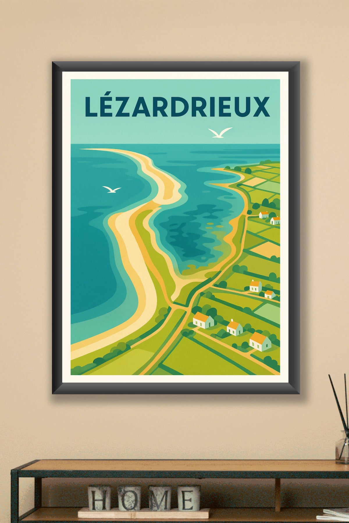 Affiche de Lézardrieux - Charme côtier et campagne bretonne