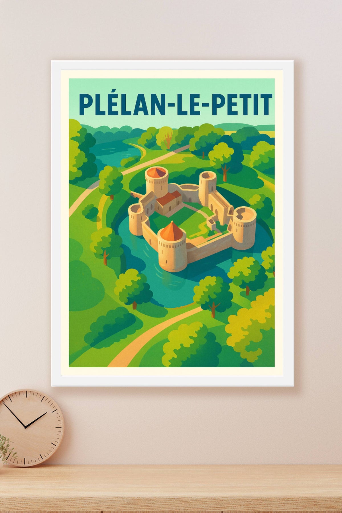 Affiche de Plélan-le-Petit - Le charme du patrimoine médiéval