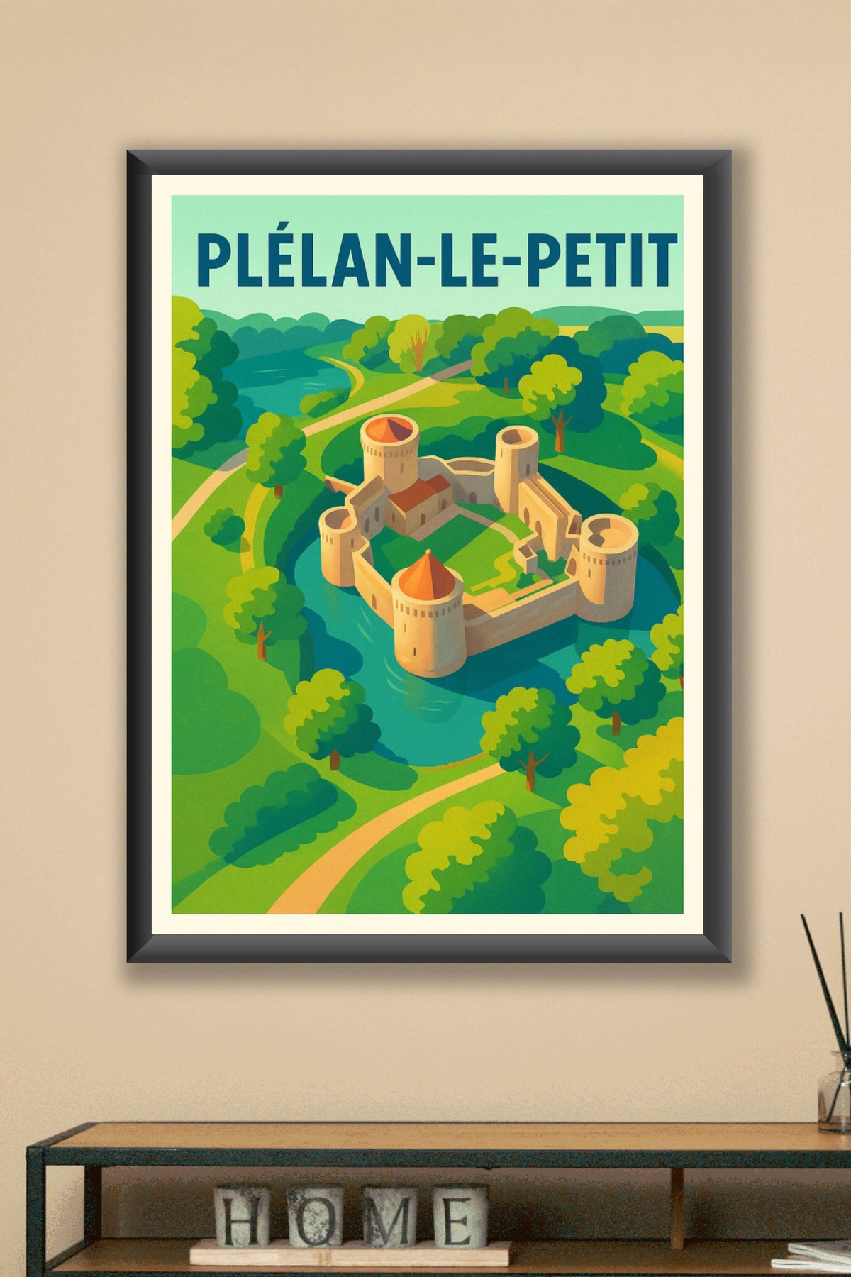 Affiche de Plélan-le-Petit - Le charme du patrimoine médiéval
