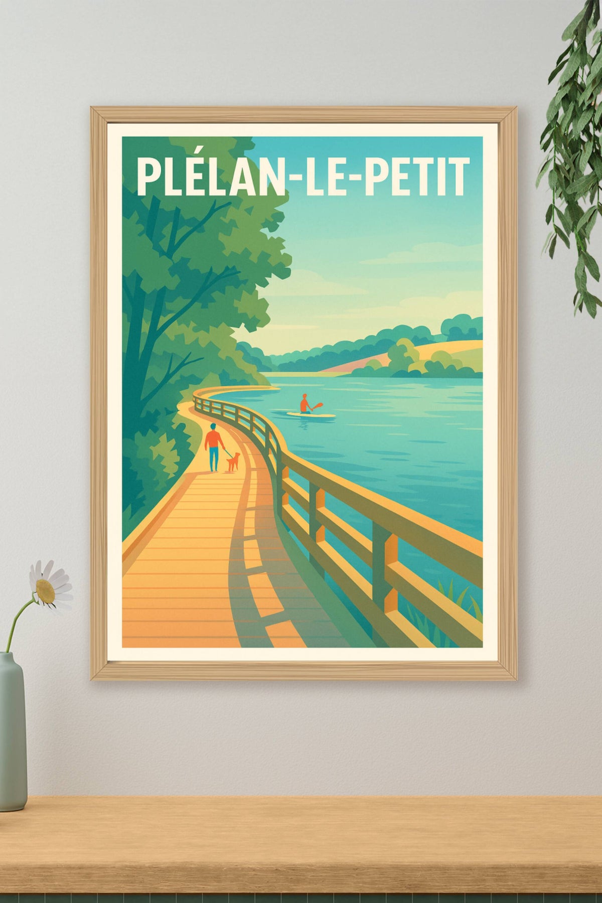 Affiche de Plélan-le-Petit - Promenade au fil de l'eau