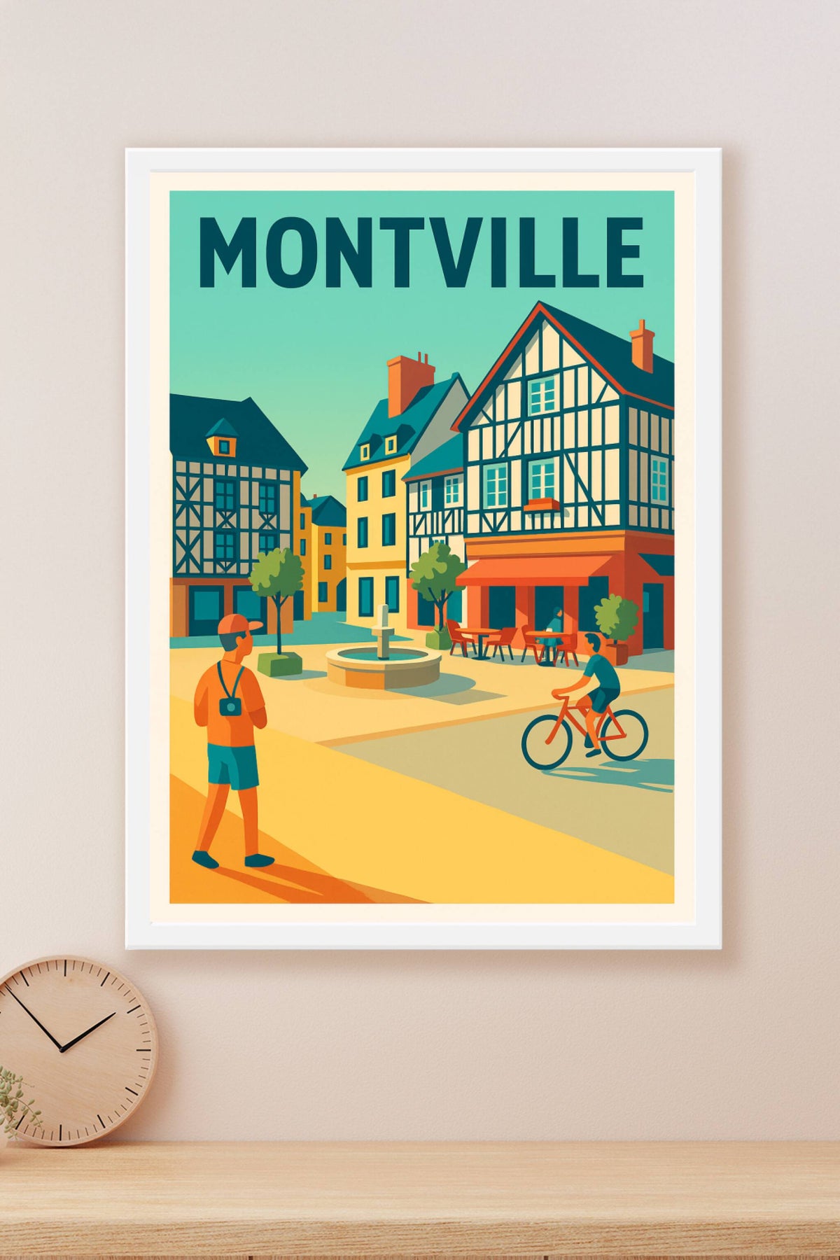 Affiche de Montville - Charme et douceur normande