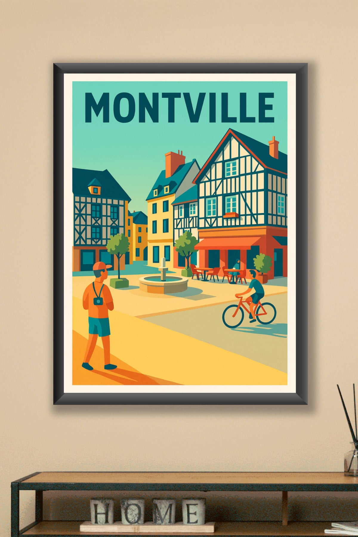 Affiche de Montville - Charme et douceur normande