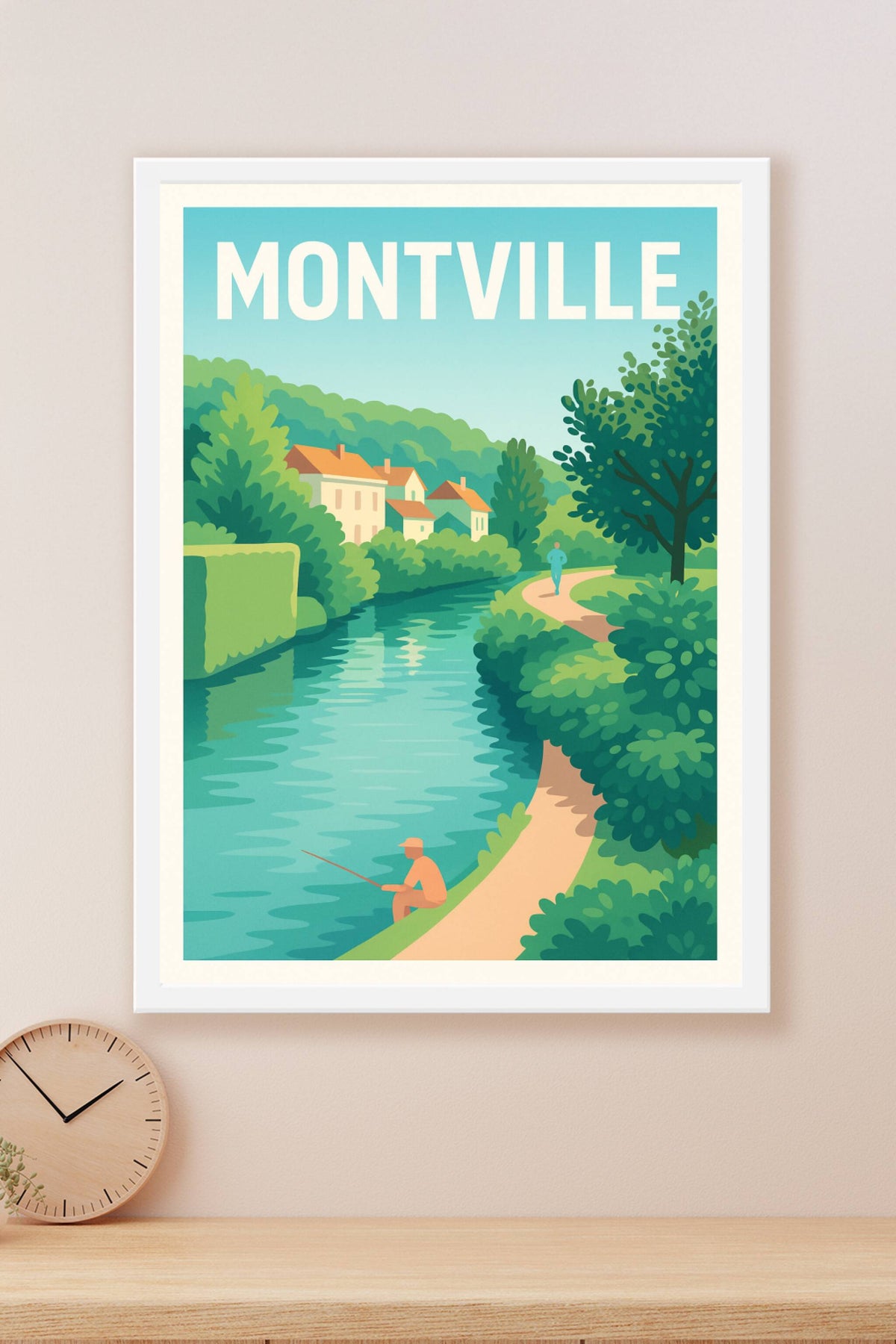 Affiche de Montville - Havre de paix au bord de l'eau
