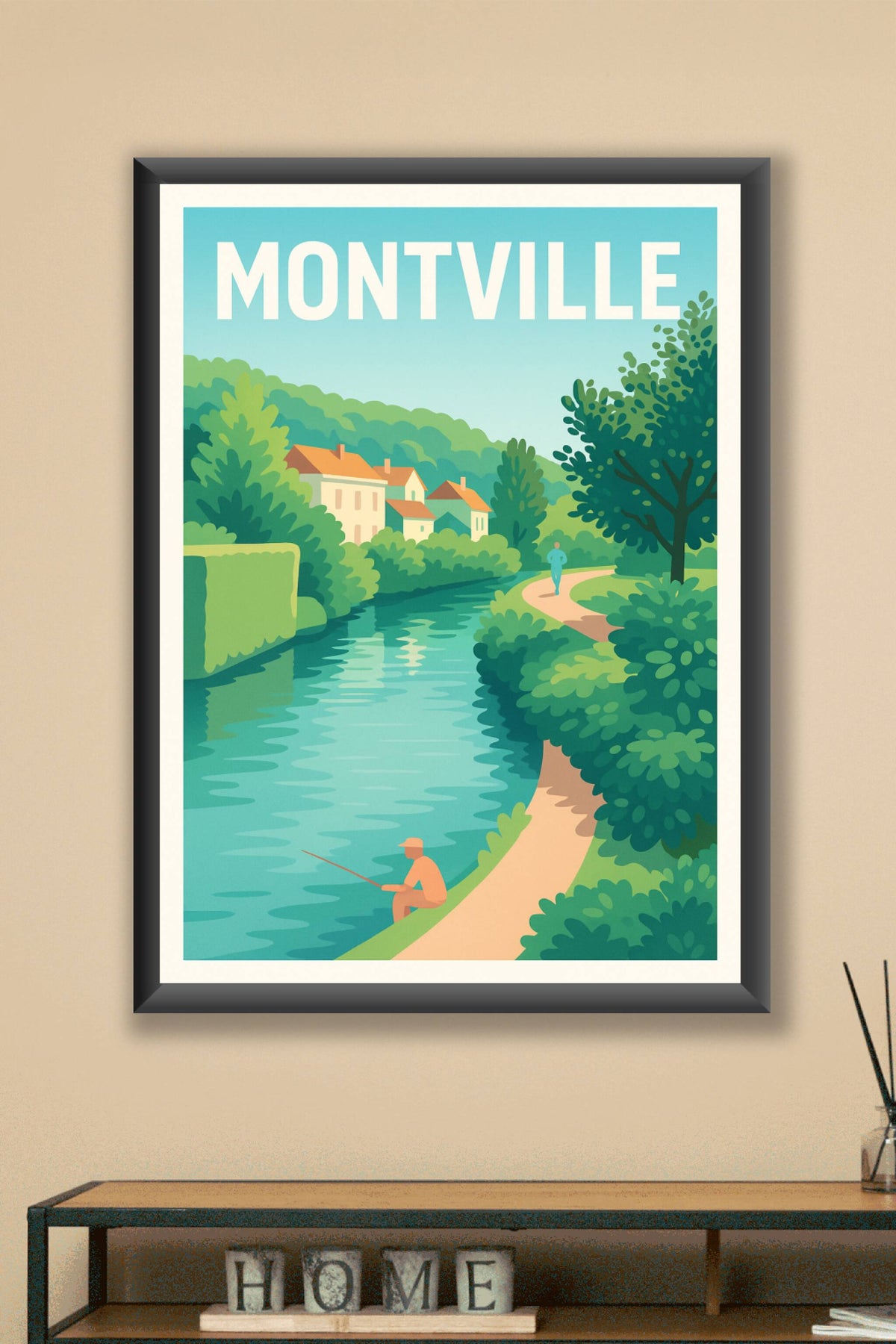 Affiche de Montville - Havre de paix au bord de l'eau