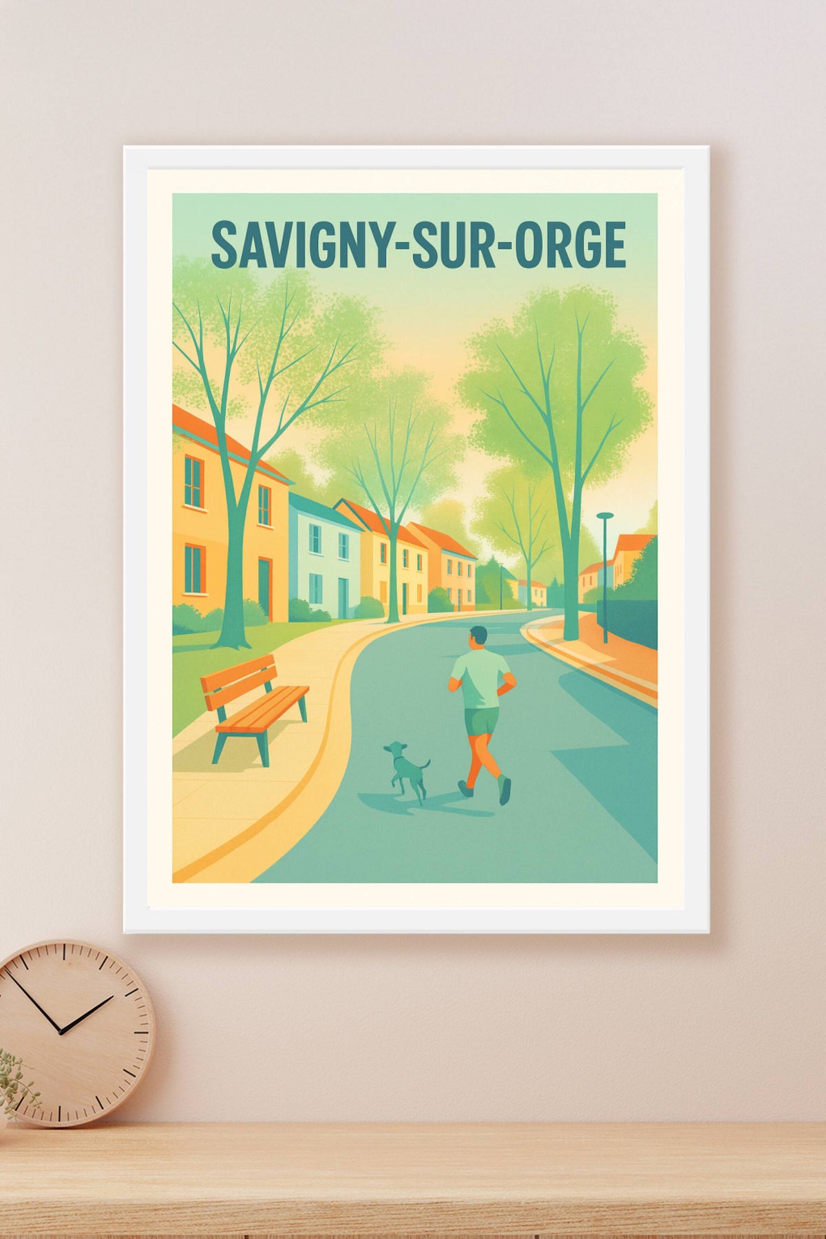 Affiche de Savigny-sur-Orge - Promenade matinale au cœur de la ville