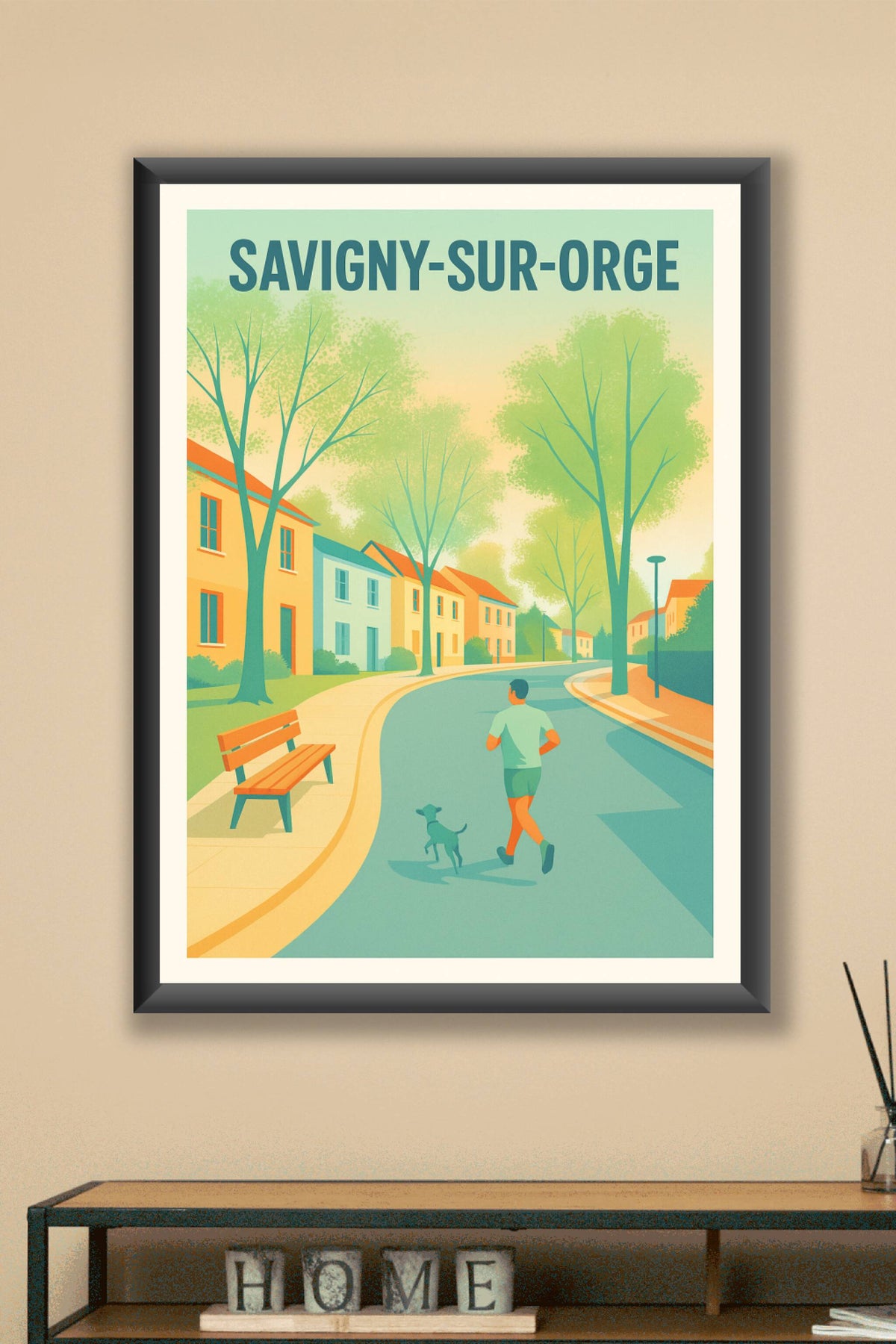 Affiche de Savigny-sur-Orge - Promenade matinale au cœur de la ville