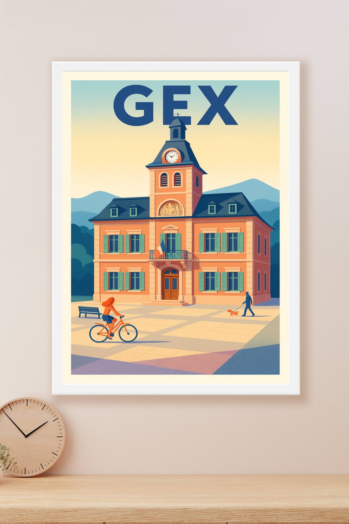 Affiche de Gex - Charme et tranquillité en Jura genevois