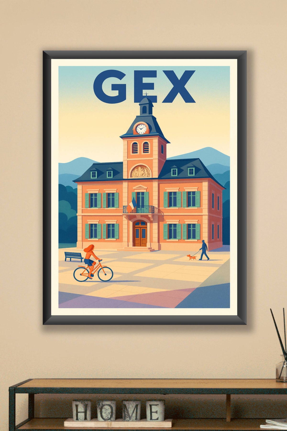 Affiche de Gex - Charme et tranquillité en Jura genevois
