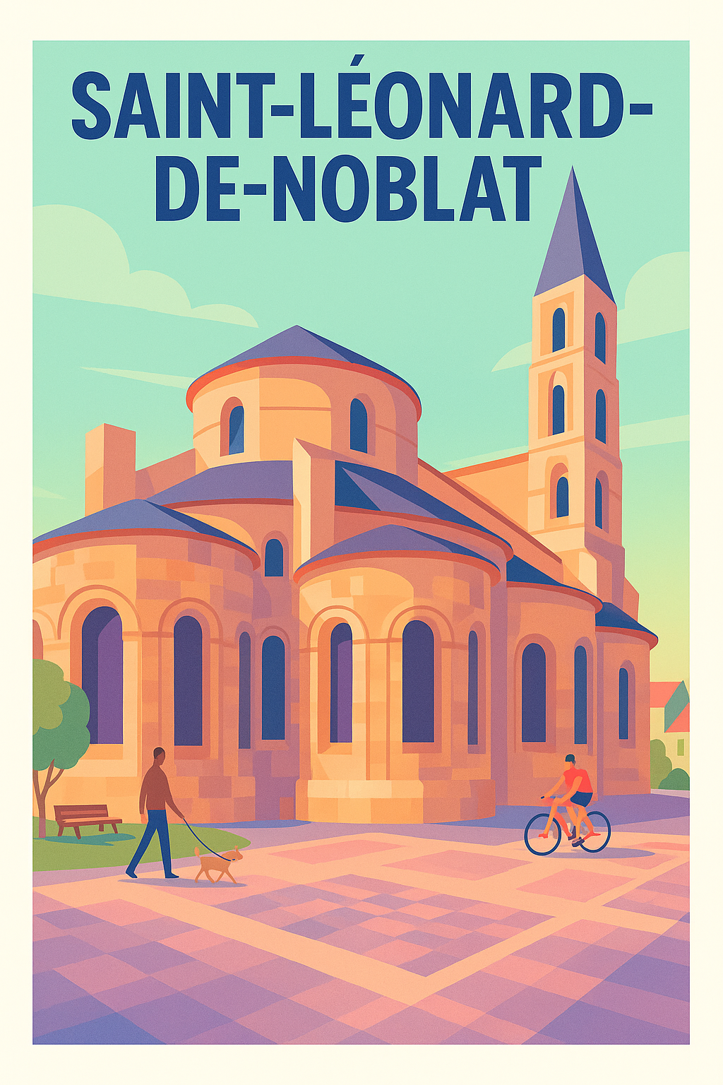 Affiche de Saint-Léonard-de-Noblat - Charme et sérénité au cœur de la Haute-Vienne