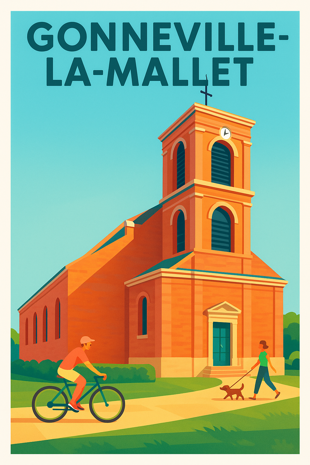 Affiche de Gonneville-la-Mallet - Charme et Sérénité au Cœur du Village
