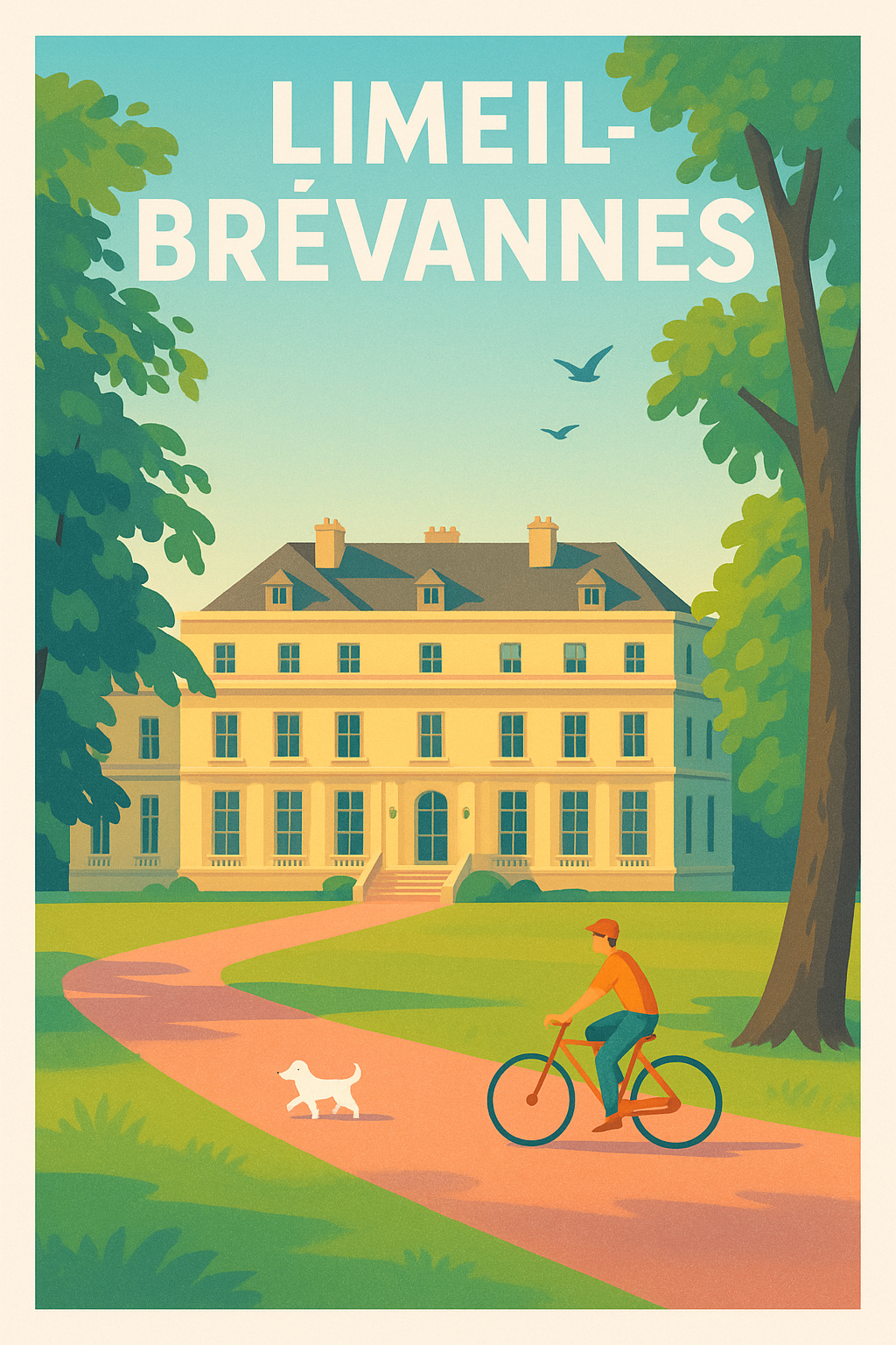 Affiche Limeil-Brévannes — Escapade champêtre et sérénité urbaine · poster d'art de Limeil-Brévannes