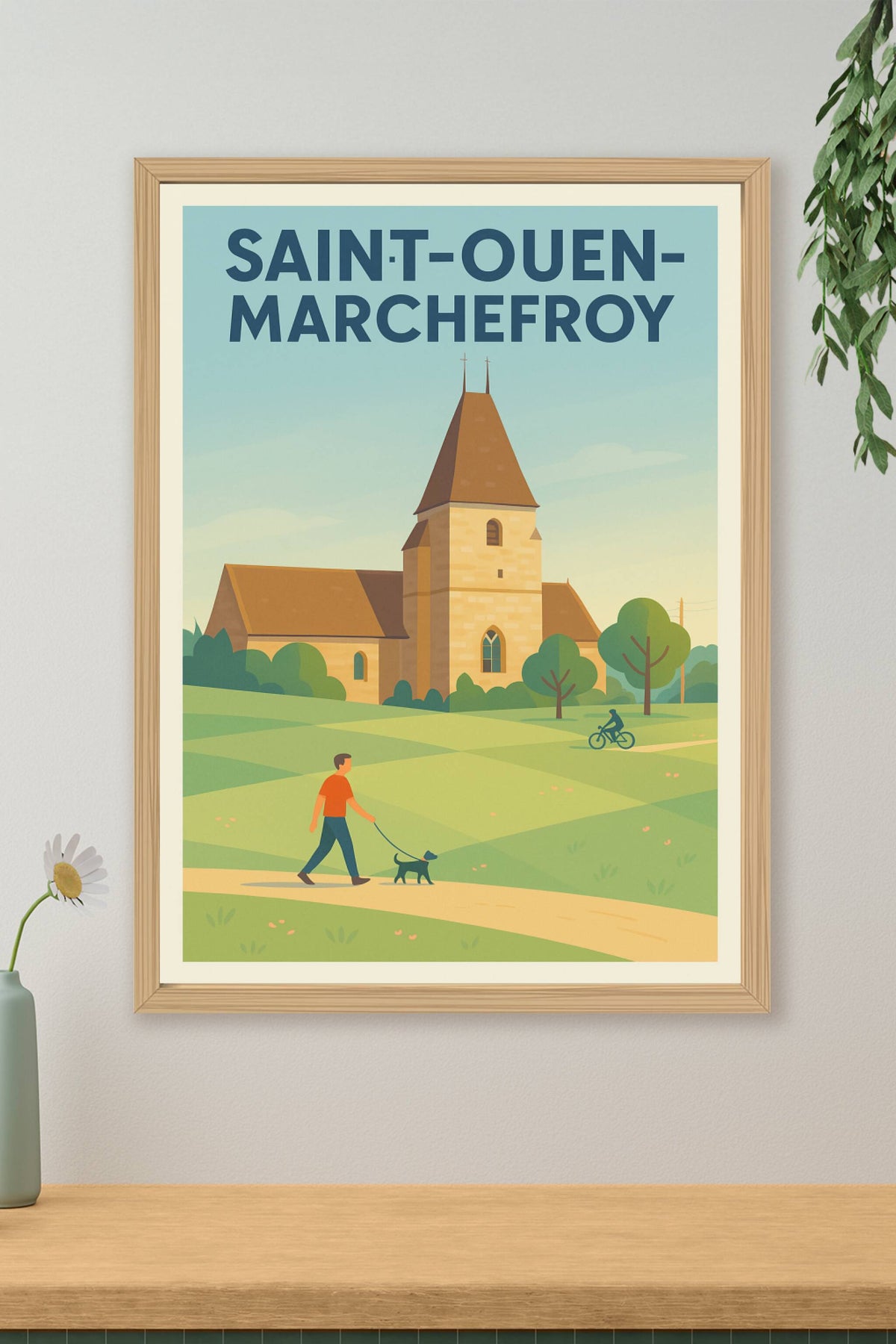 Affiche de Saint-Ouen-Marchefroy - Charme bucolique et sérénité