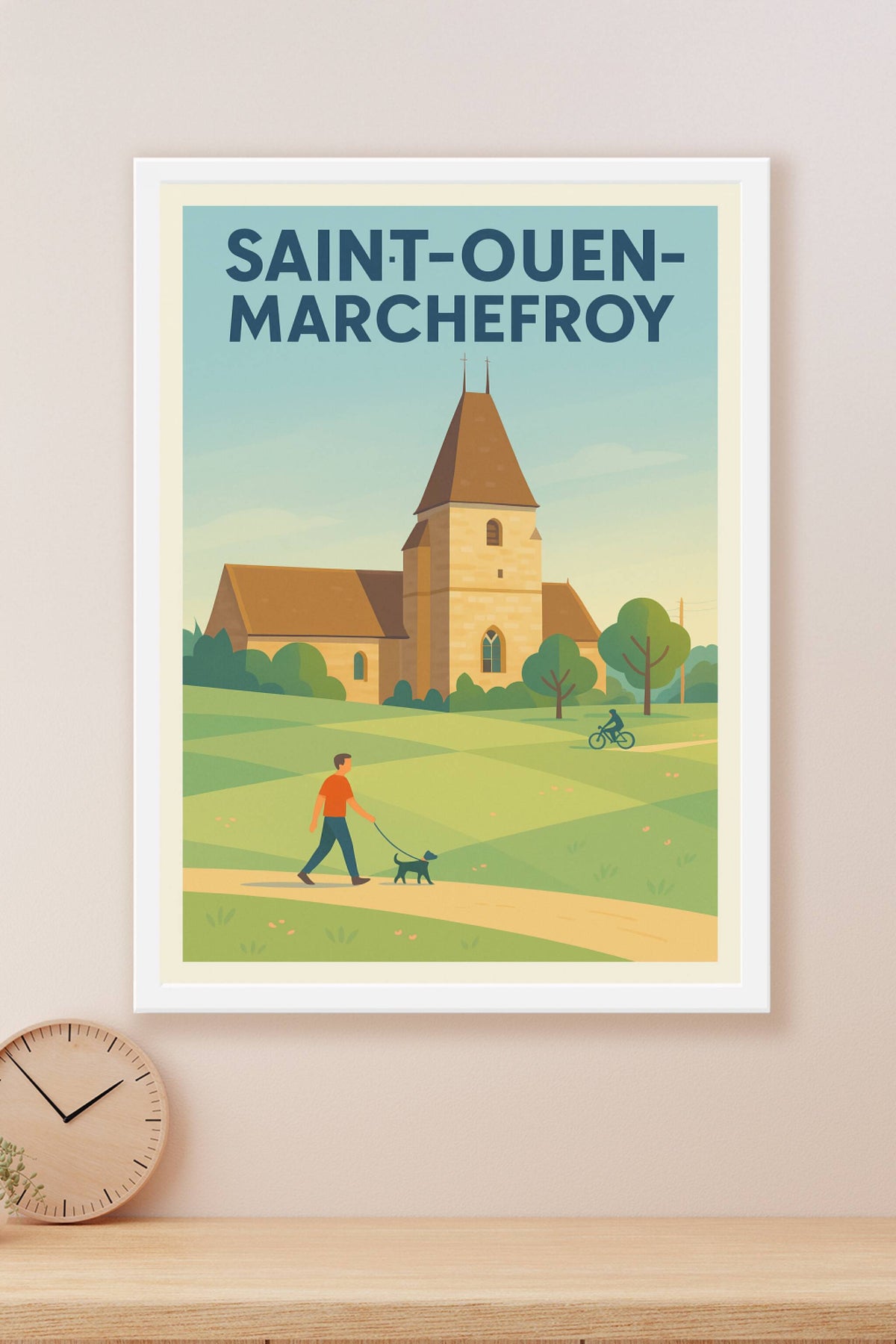 Affiche de Saint-Ouen-Marchefroy - Charme bucolique et sérénité