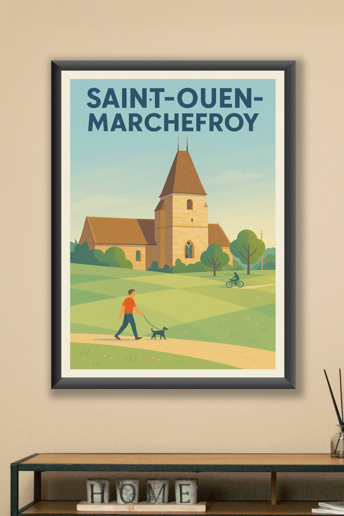 Affiche de Saint-Ouen-Marchefroy - Charme bucolique et sérénité