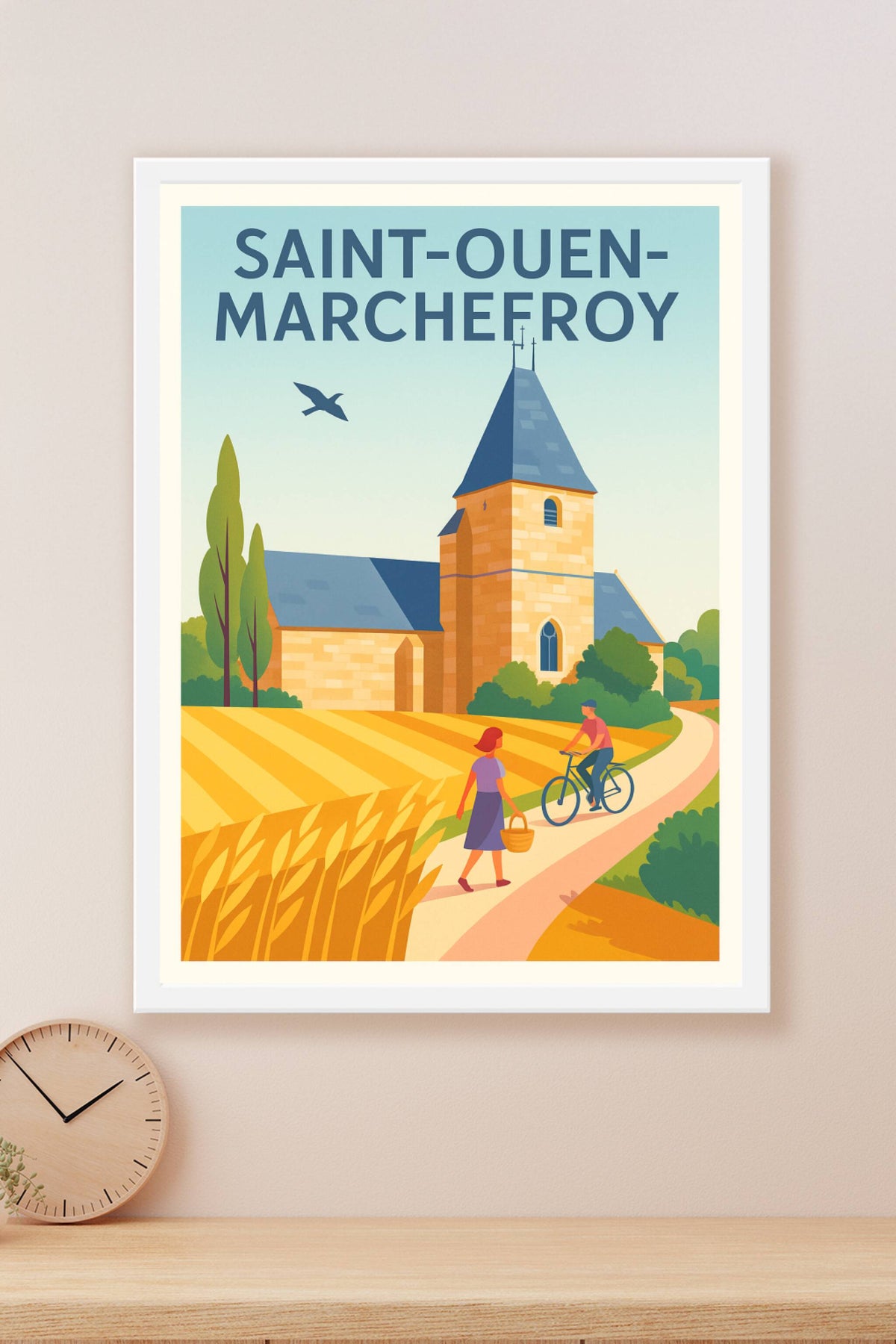 Affiche de Saint-Ouen-Marchefroy - Charme bucolique et authenticité normande