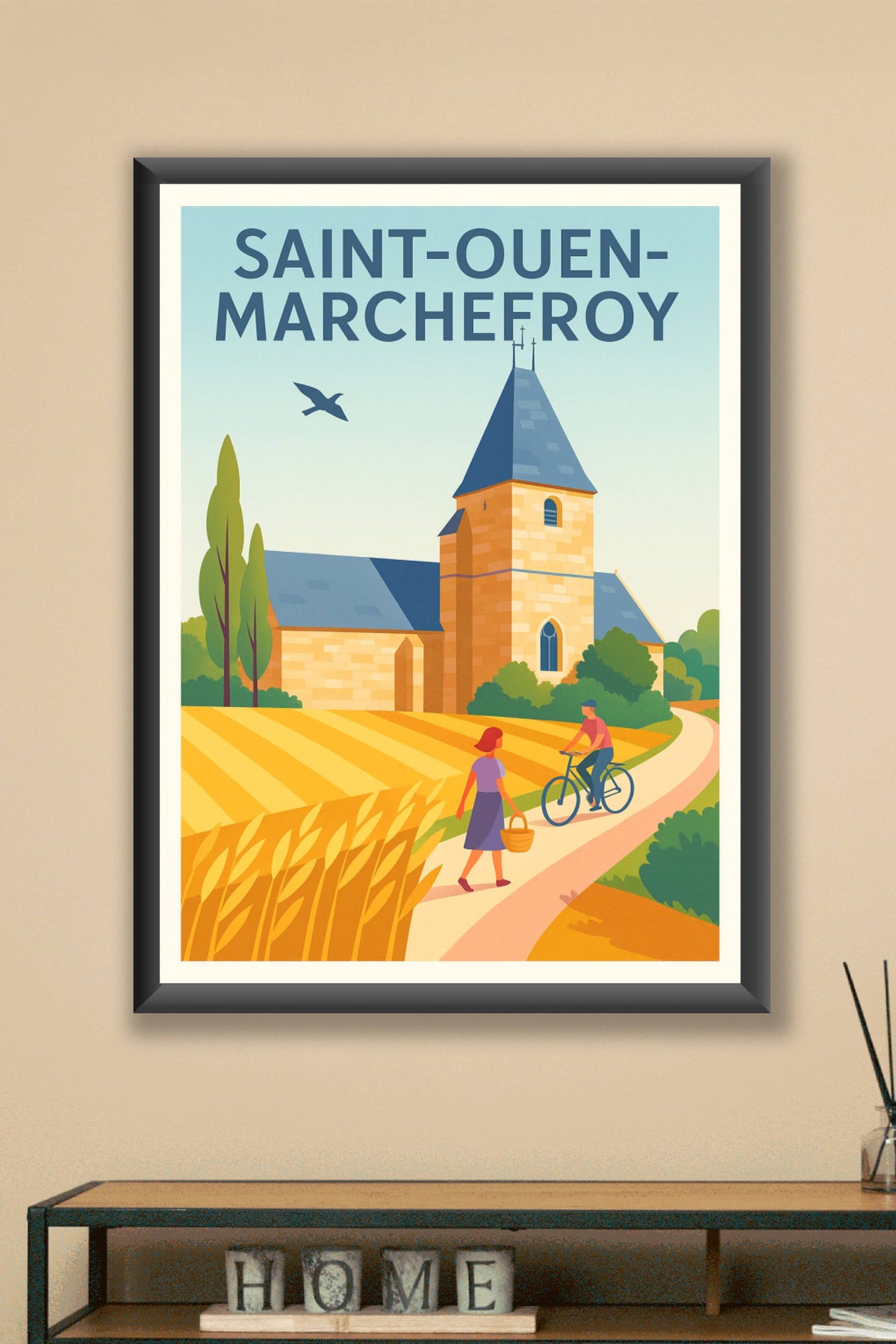 Affiche de Saint-Ouen-Marchefroy - Charme bucolique et authenticité normande
