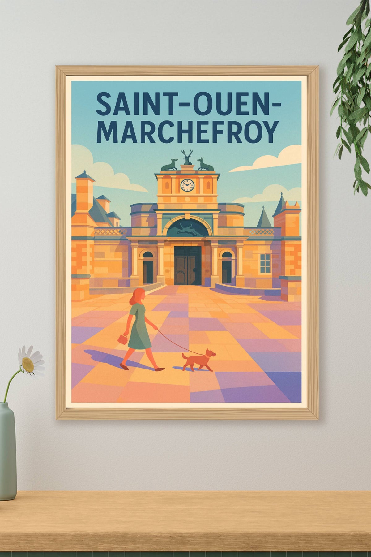 Affiche de Saint-Ouen-Marchefroy - L'élégance au cœur du patrimoine