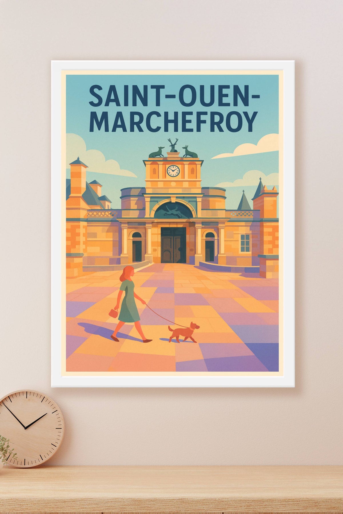 Affiche de Saint-Ouen-Marchefroy - L'élégance au cœur du patrimoine