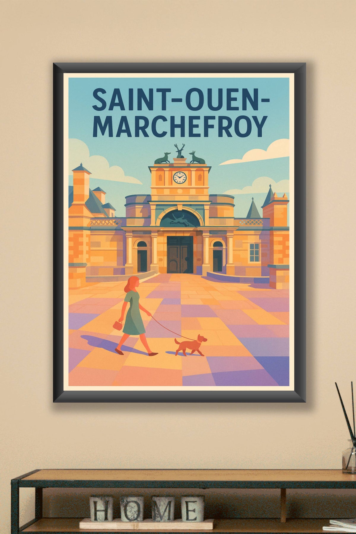 Affiche de Saint-Ouen-Marchefroy - L'élégance au cœur du patrimoine