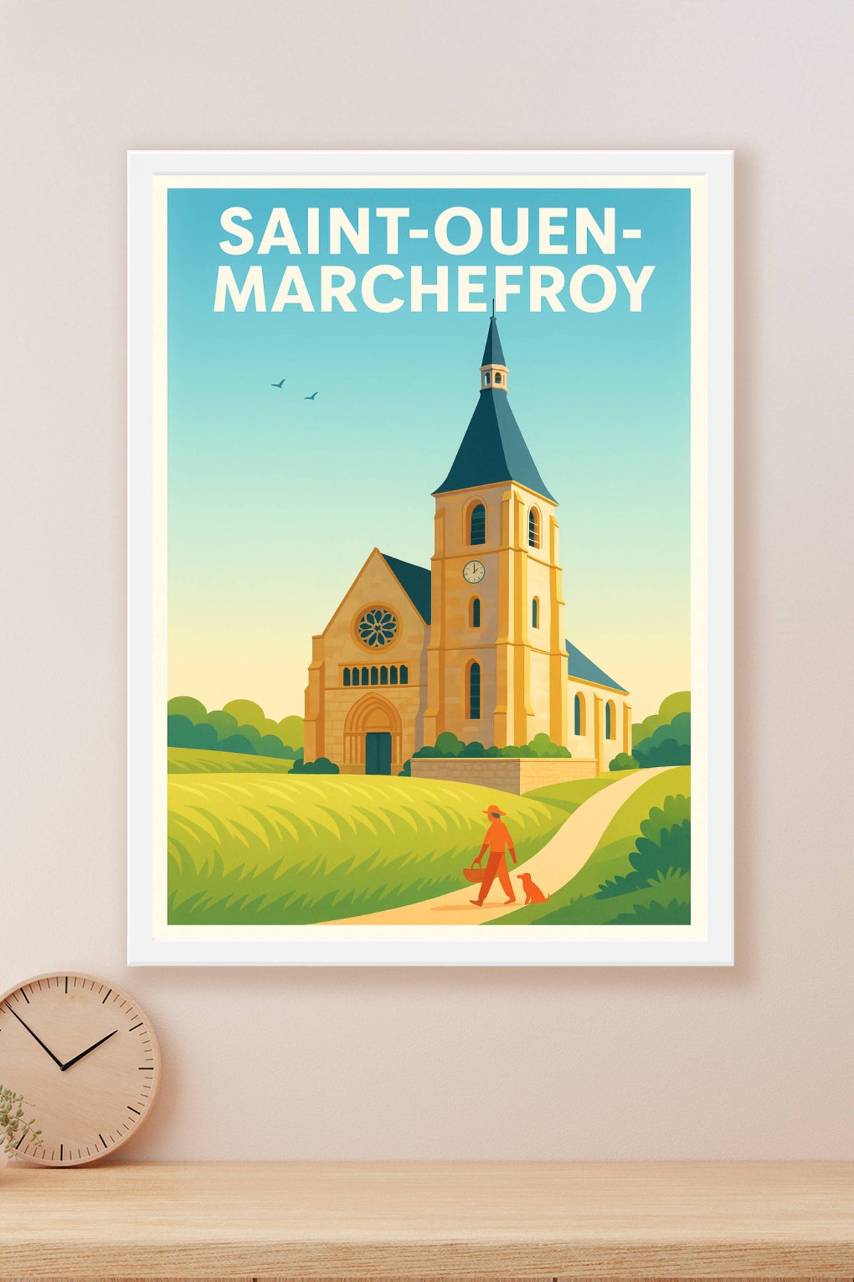 Affiche de Saint-Ouen-Marchefroy - Charme bucolique de la campagne normande