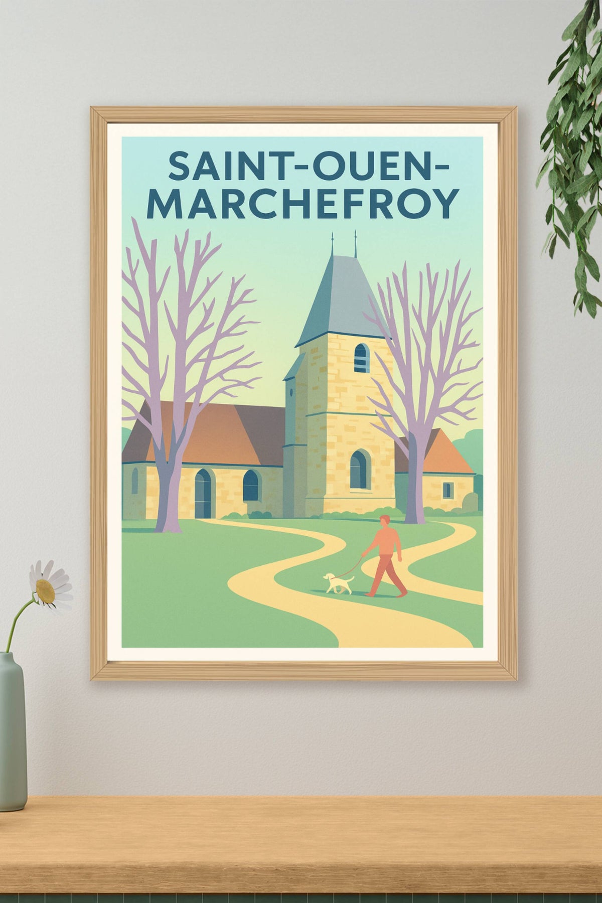 Affiche de Saint-Ouen-Marchefroy - Charme et Sérénité en Pays Normand