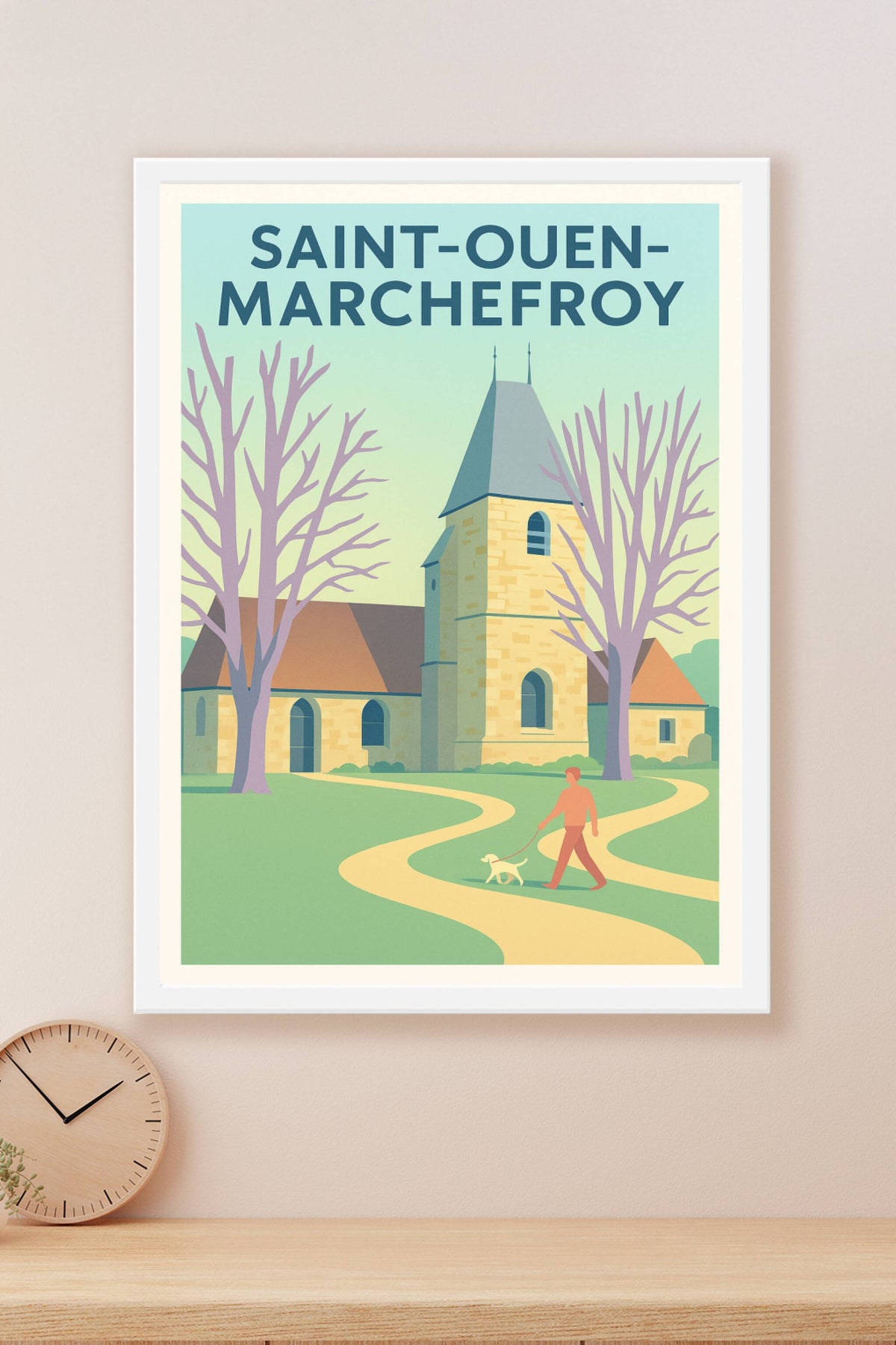 Affiche de Saint-Ouen-Marchefroy - Charme et Sérénité en Pays Normand